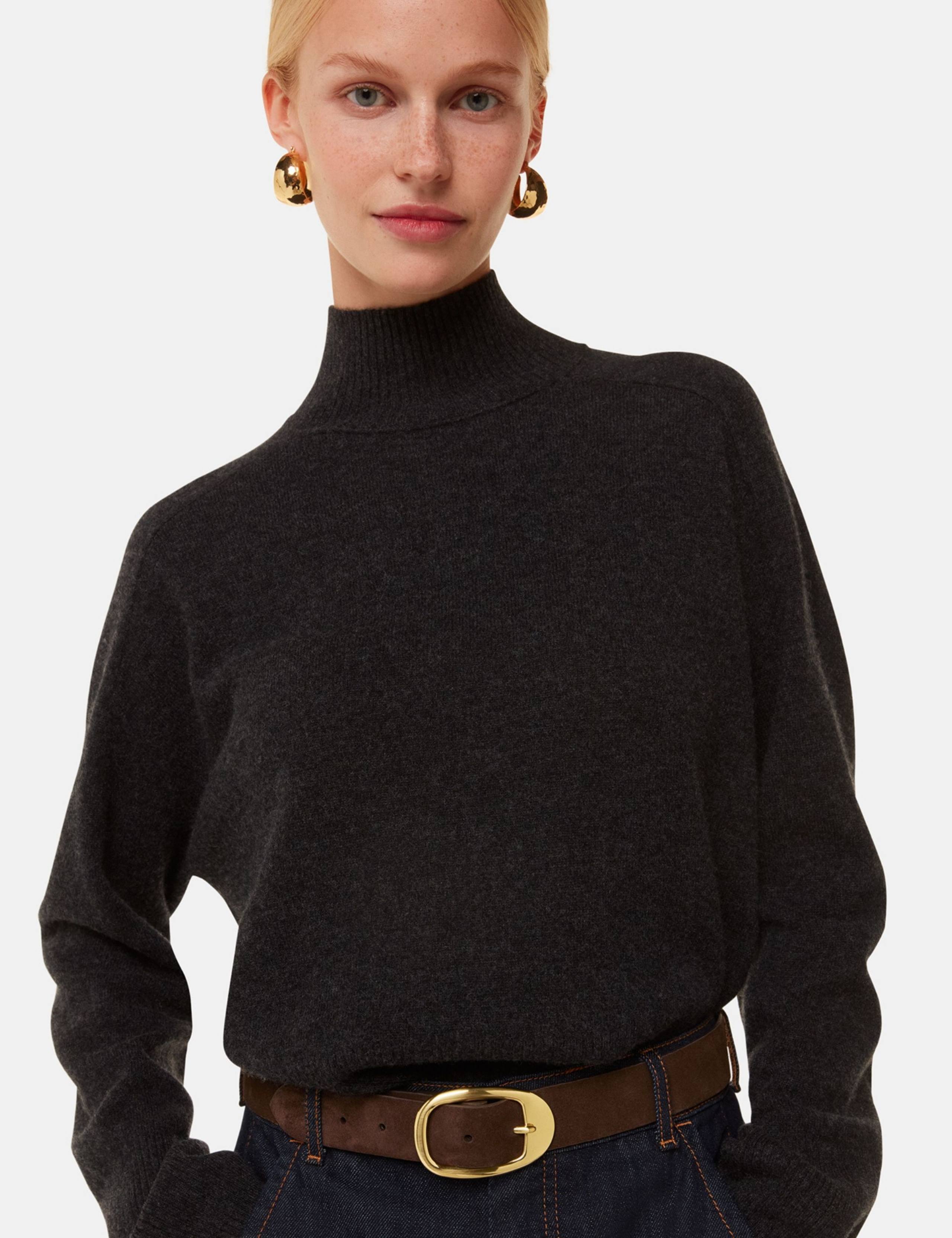 Suede Oval Buckle Jeans Belt 2 of 4