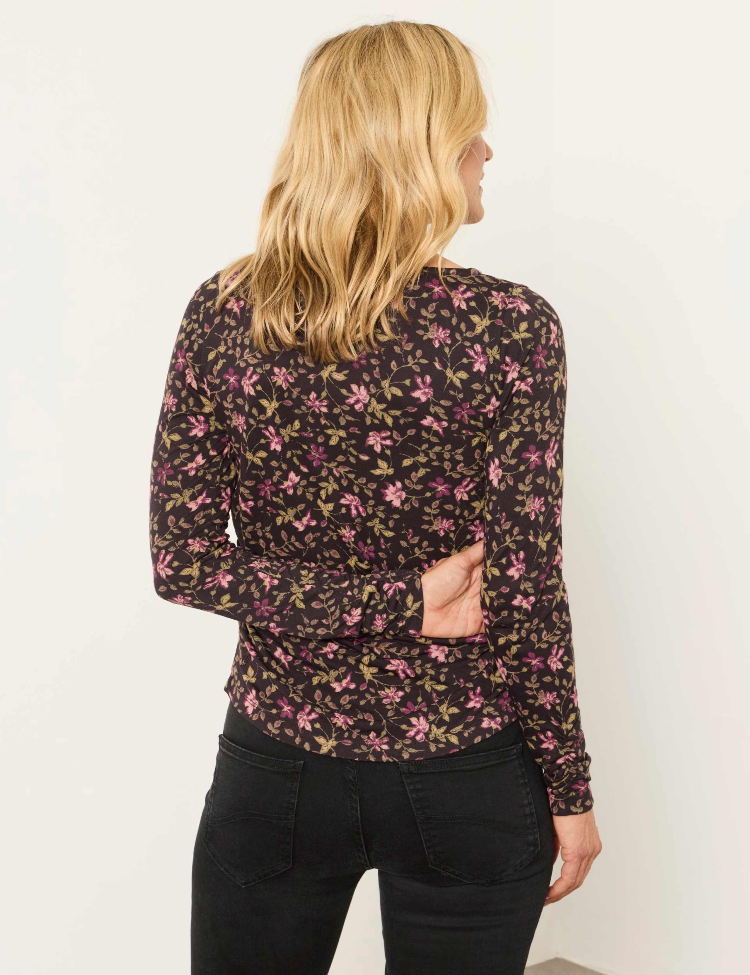 Floral Ruched Top 3 of 6