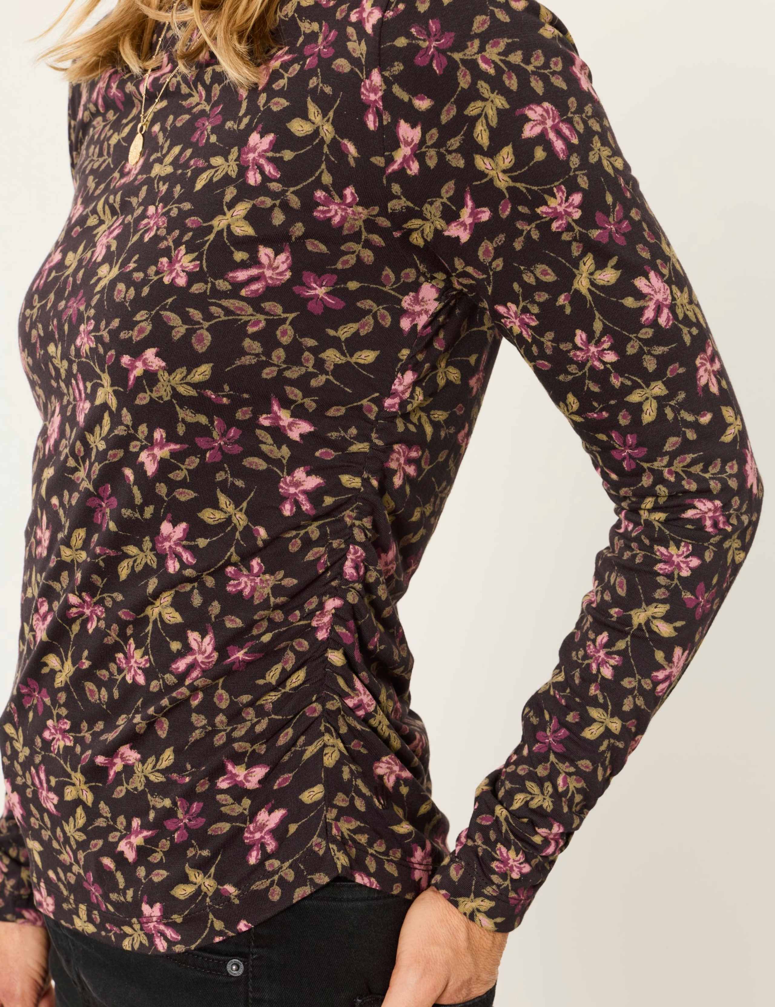 Floral Ruched Top 6 of 6