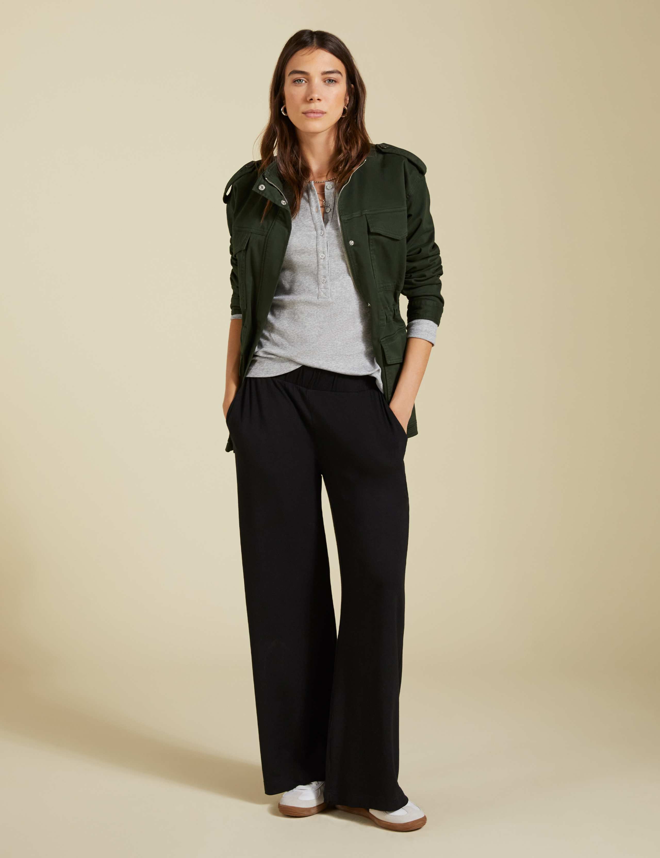 Lyocell Rich Fitted Henley Top 4 of 5