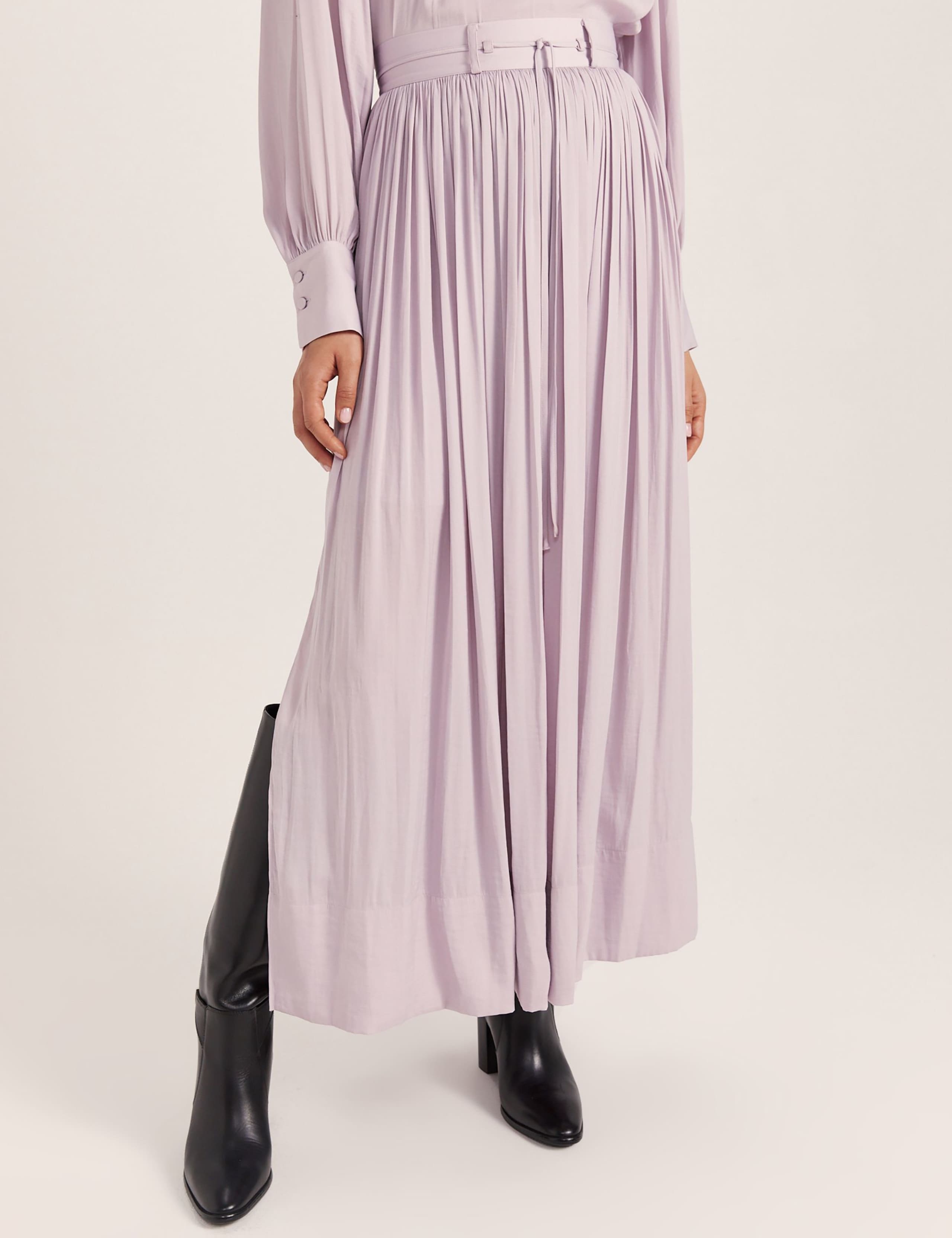 Pleated Midi Skirt 3 of 8