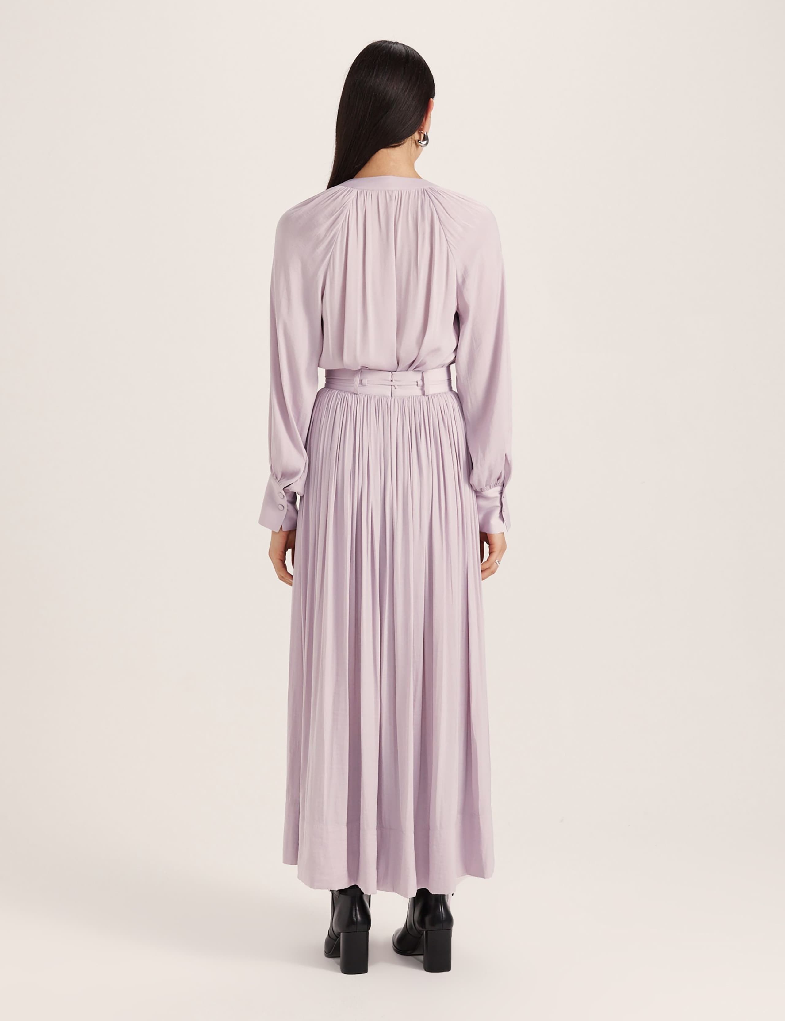 Pleated Midi Skirt 7 of 8