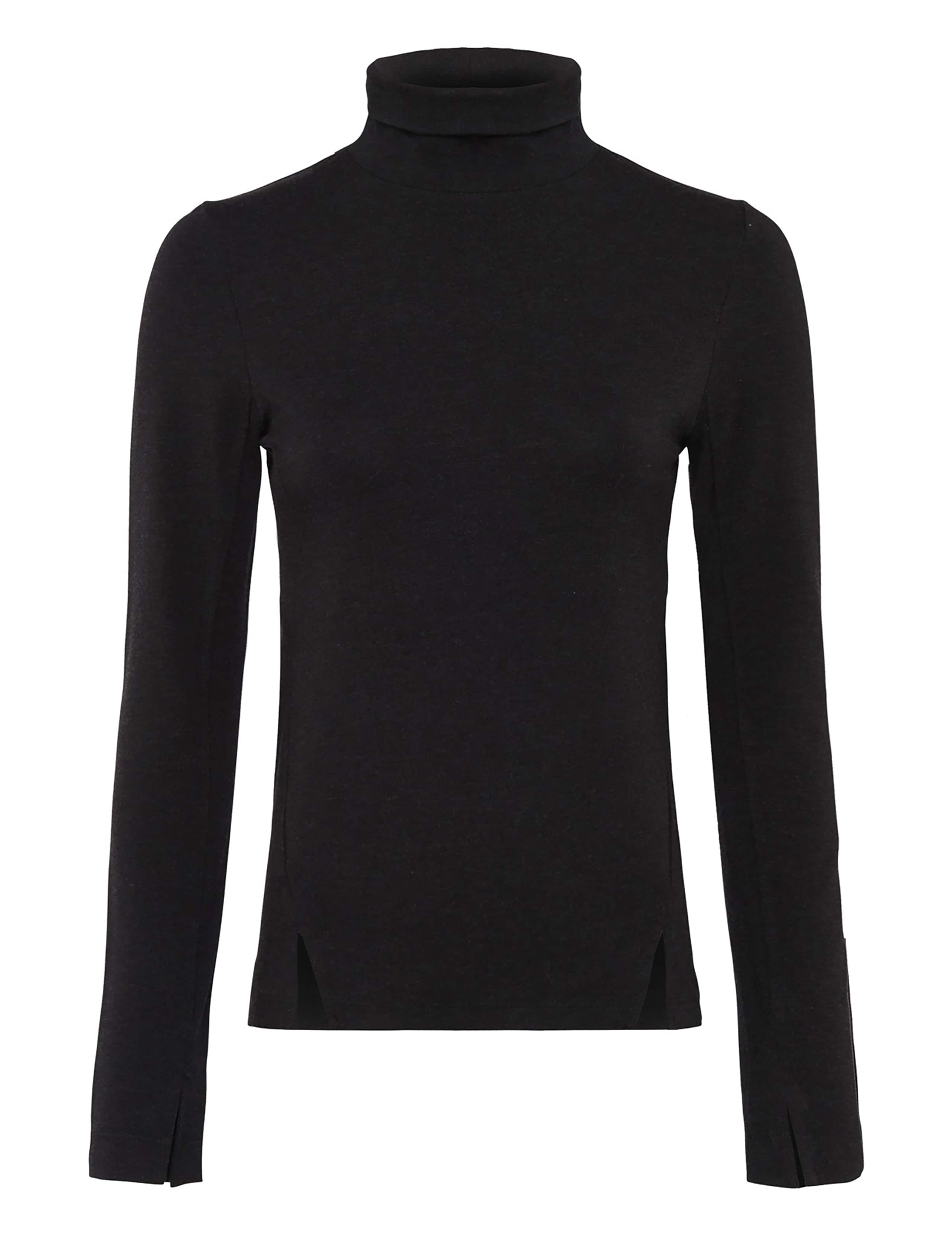 Jersey Roll Neck Fitted Long Sleeve Top 2 of 4