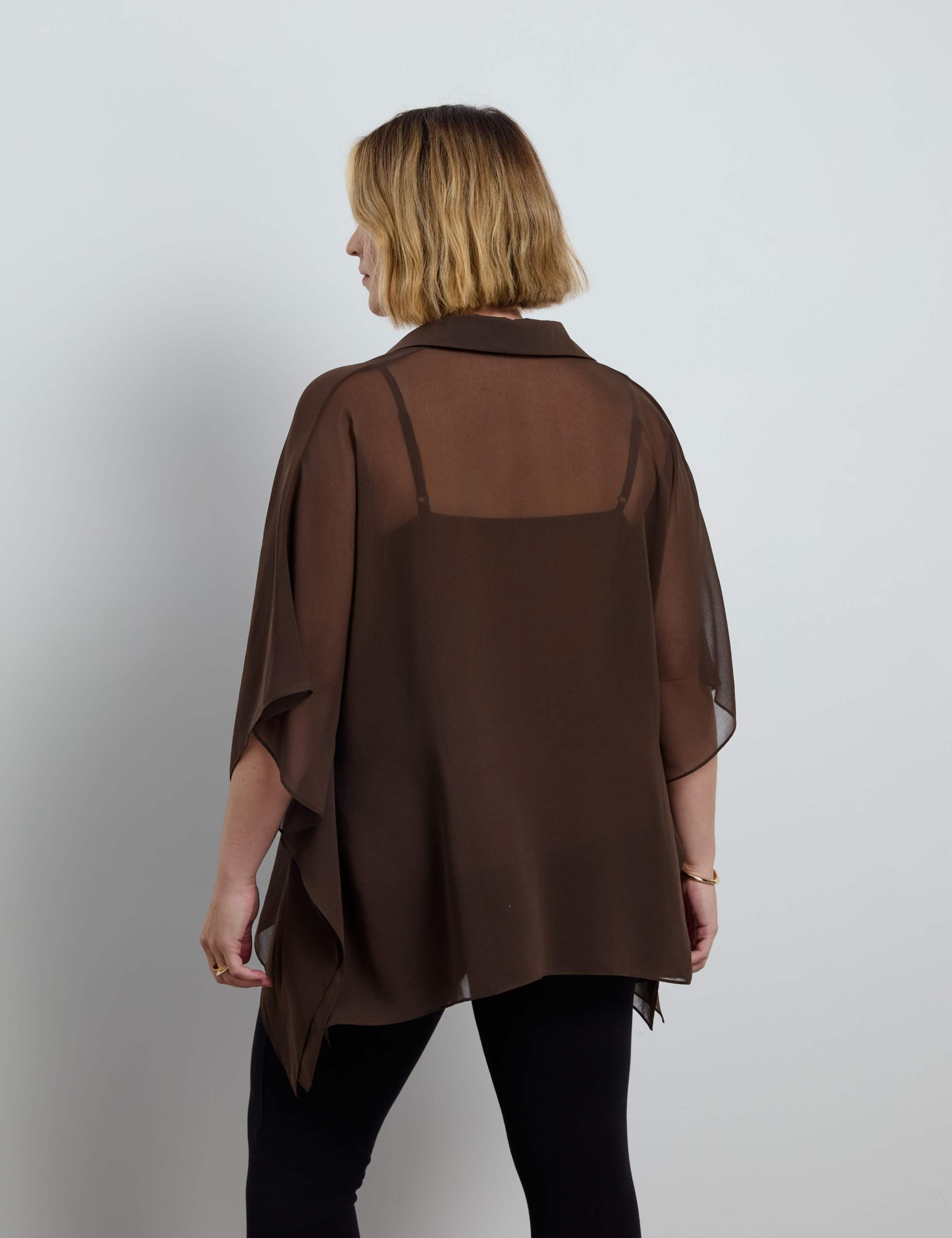 Half Placket Overlay Blouse 6 of 6