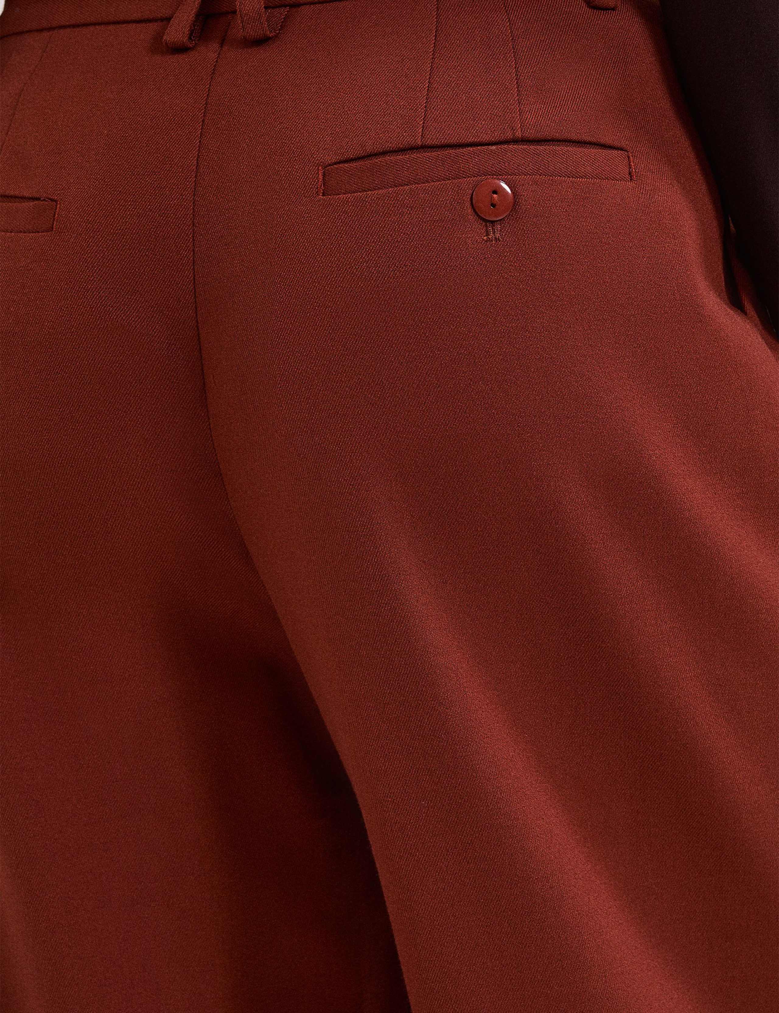 Wide Leg Trousers with Wool 5 of 8