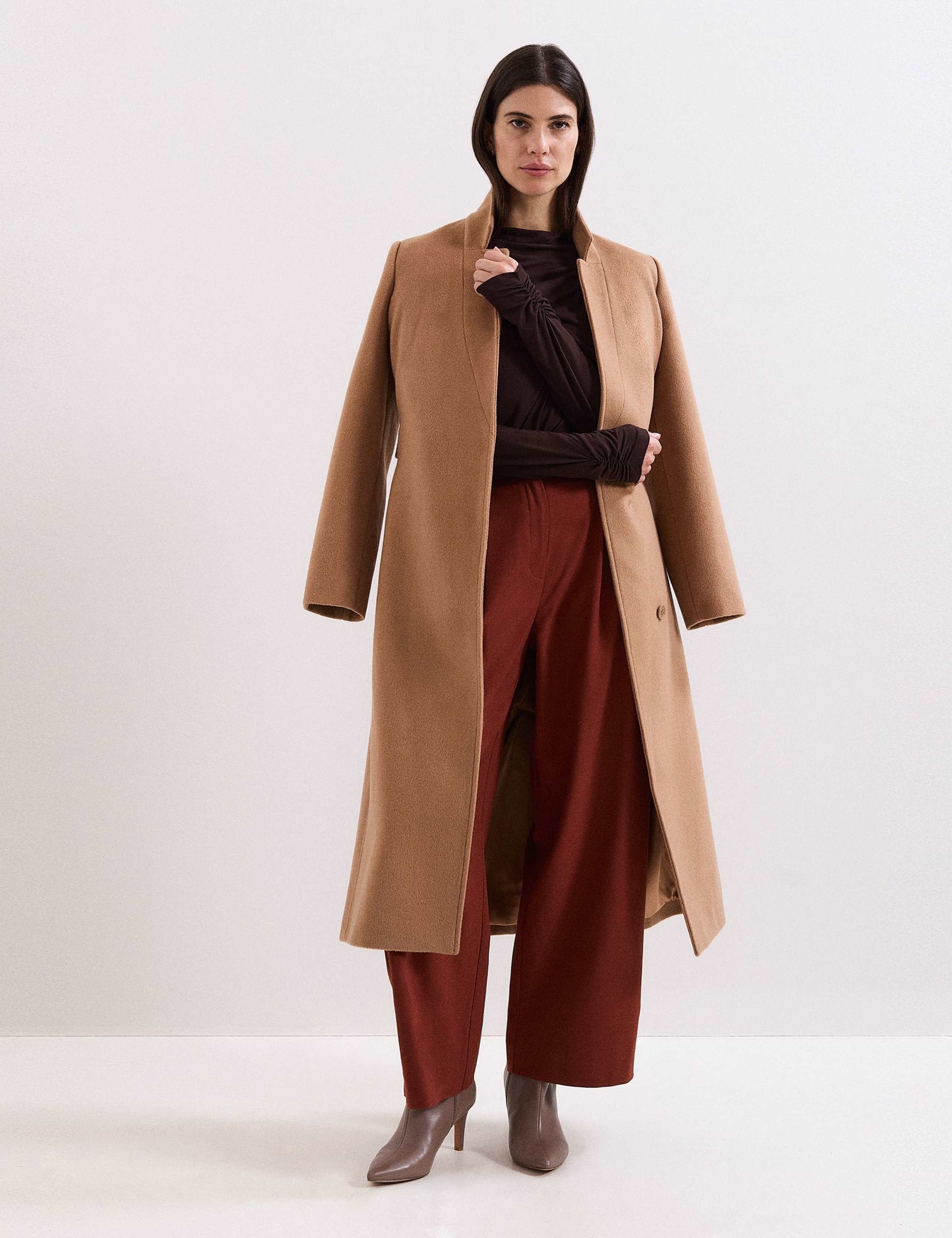 Wide Leg Trousers with Wool 7 of 8