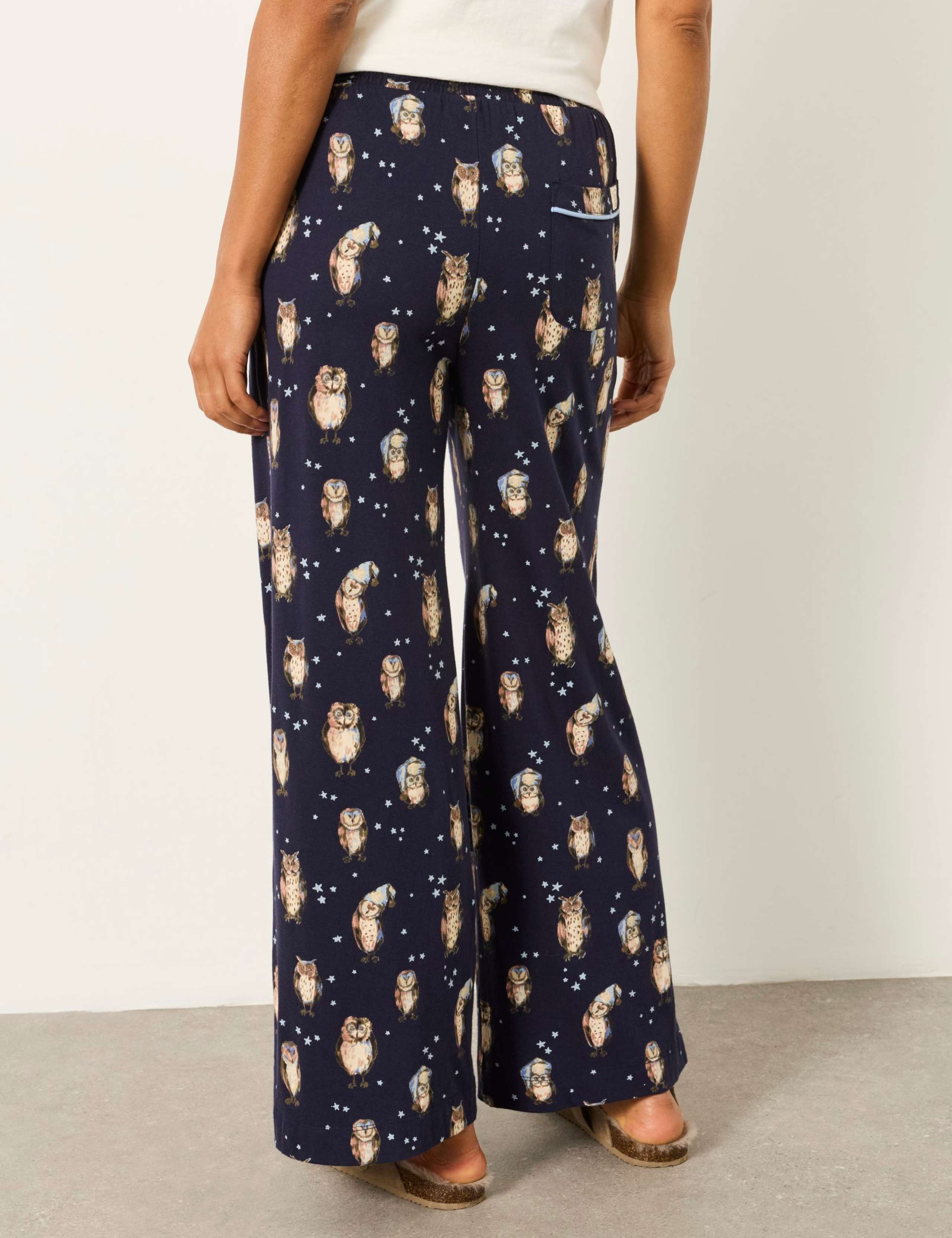 Cotton Rich Owl Print Pyjama Bottoms 3 of 7