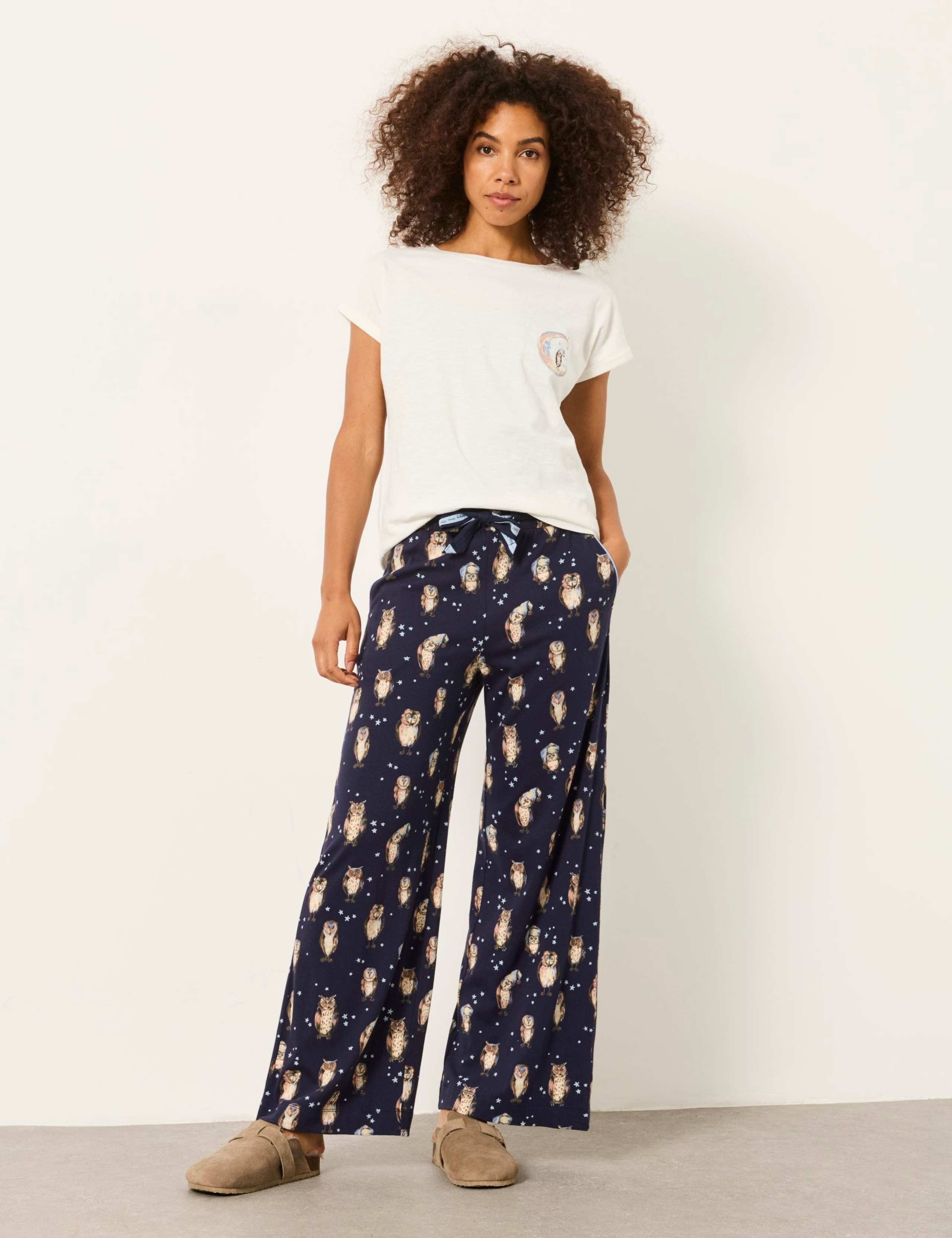 Cotton Rich Owl Print Pyjama Bottoms 4 of 7