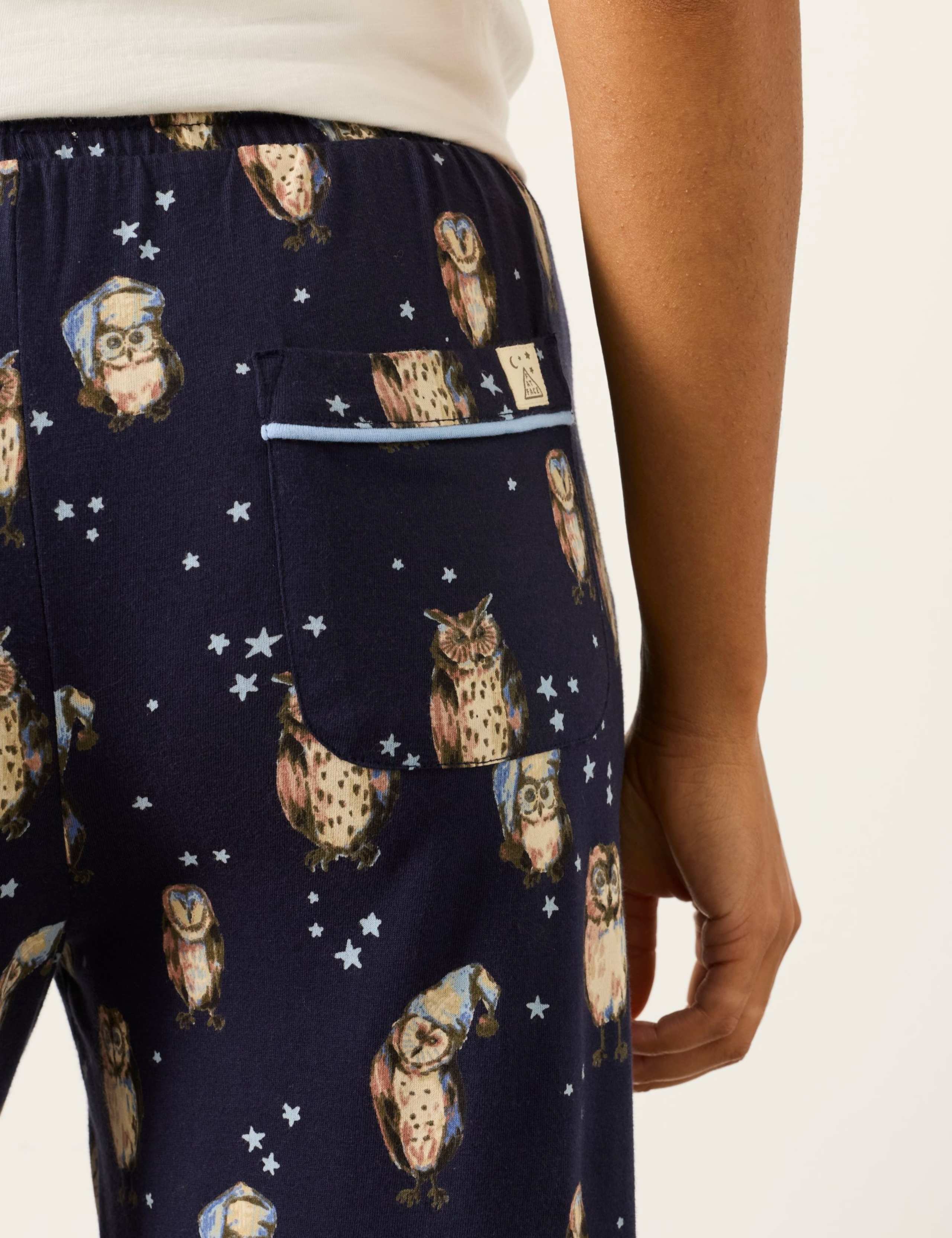 Cotton Rich Owl Print Pyjama Bottoms 7 of 7