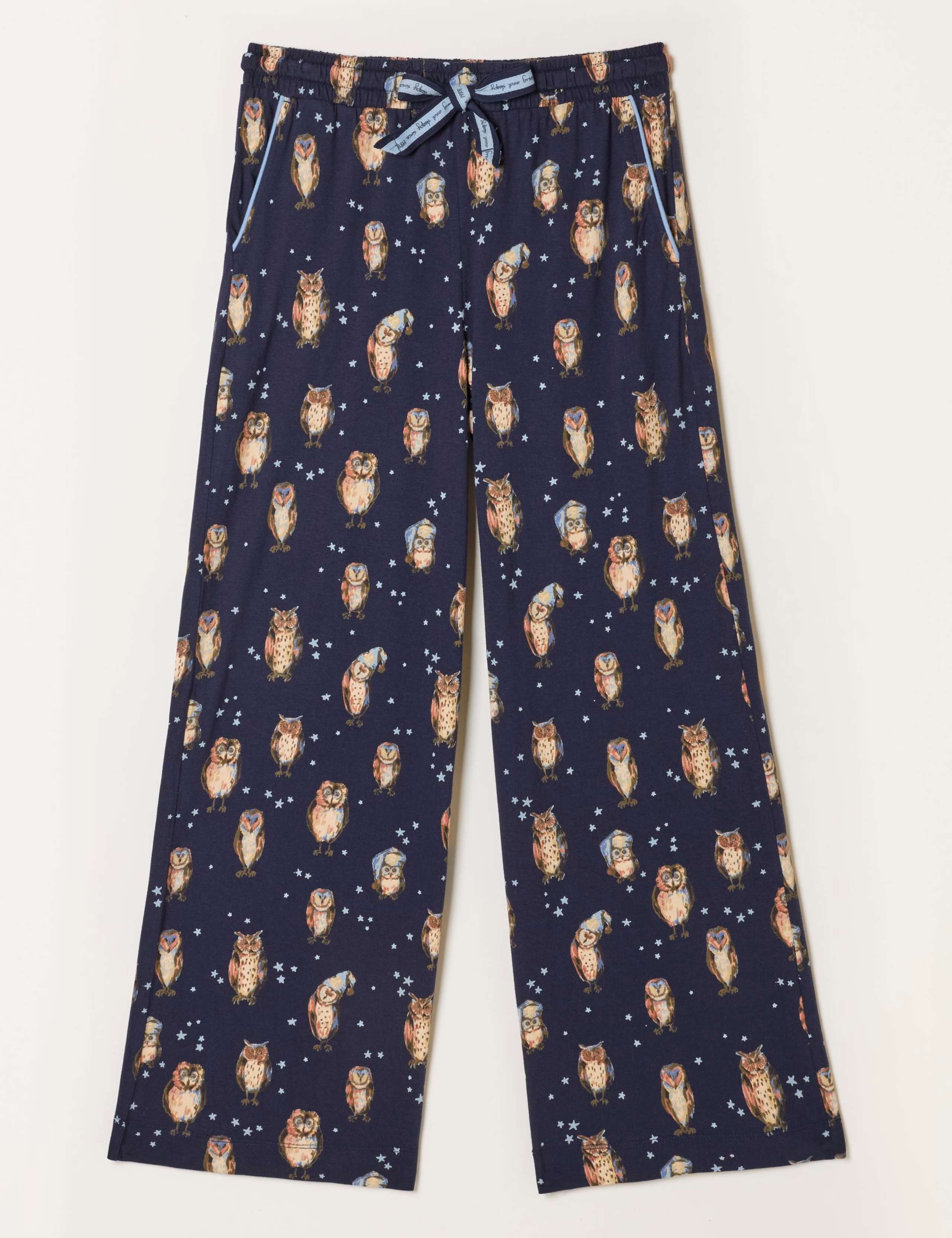 Cotton Rich Owl Print Pyjama Bottoms 2 of 7