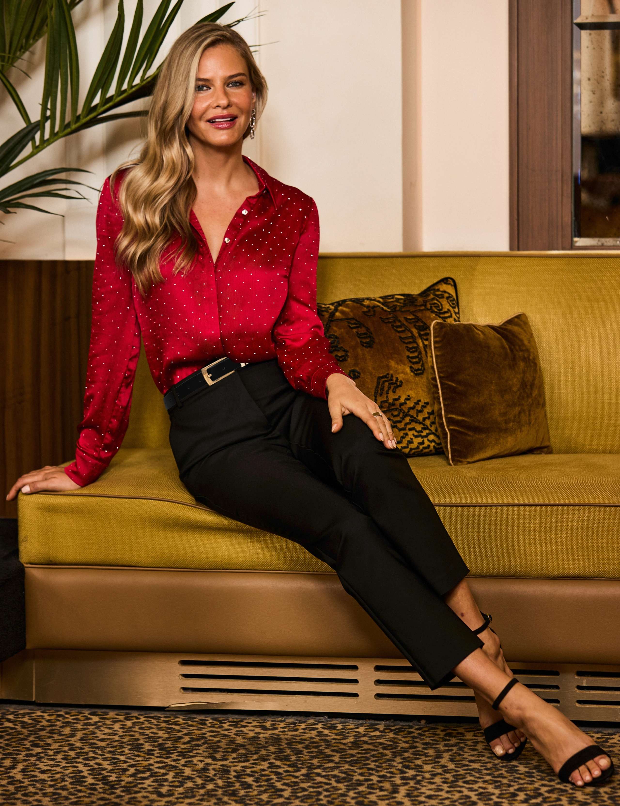 Satin Embellished Button Detail Shirt 5 of 5