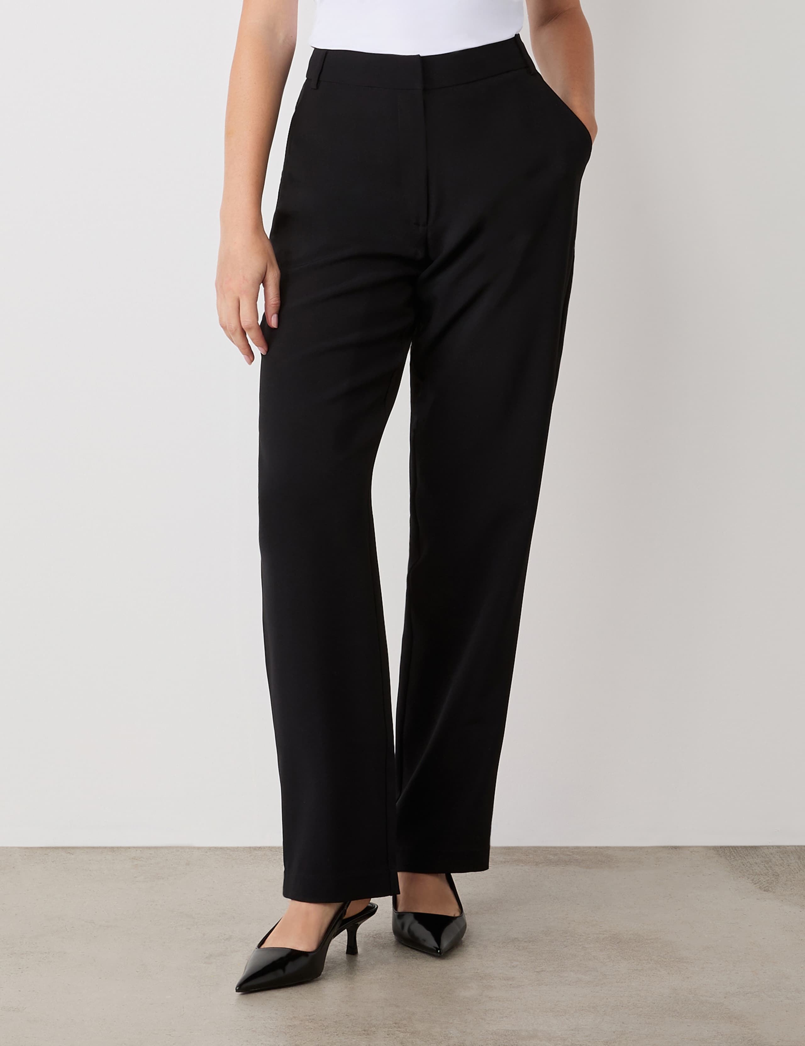 Straight Leg Trousers 2 of 4