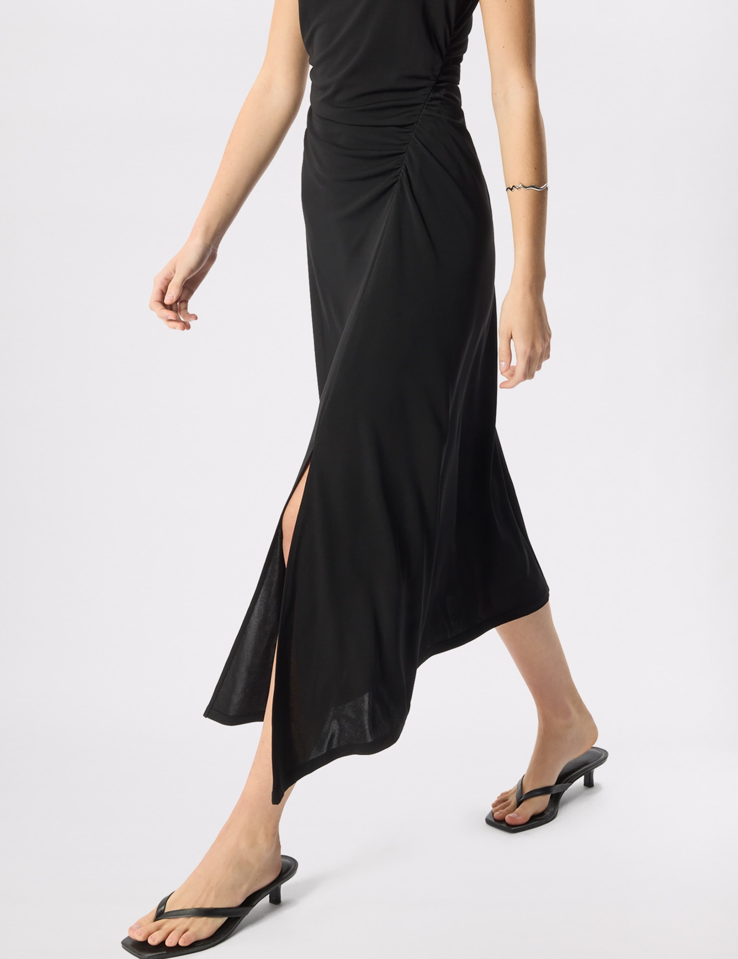 Jersey Cowl Neck Midaxi Column Dress 3 of 7