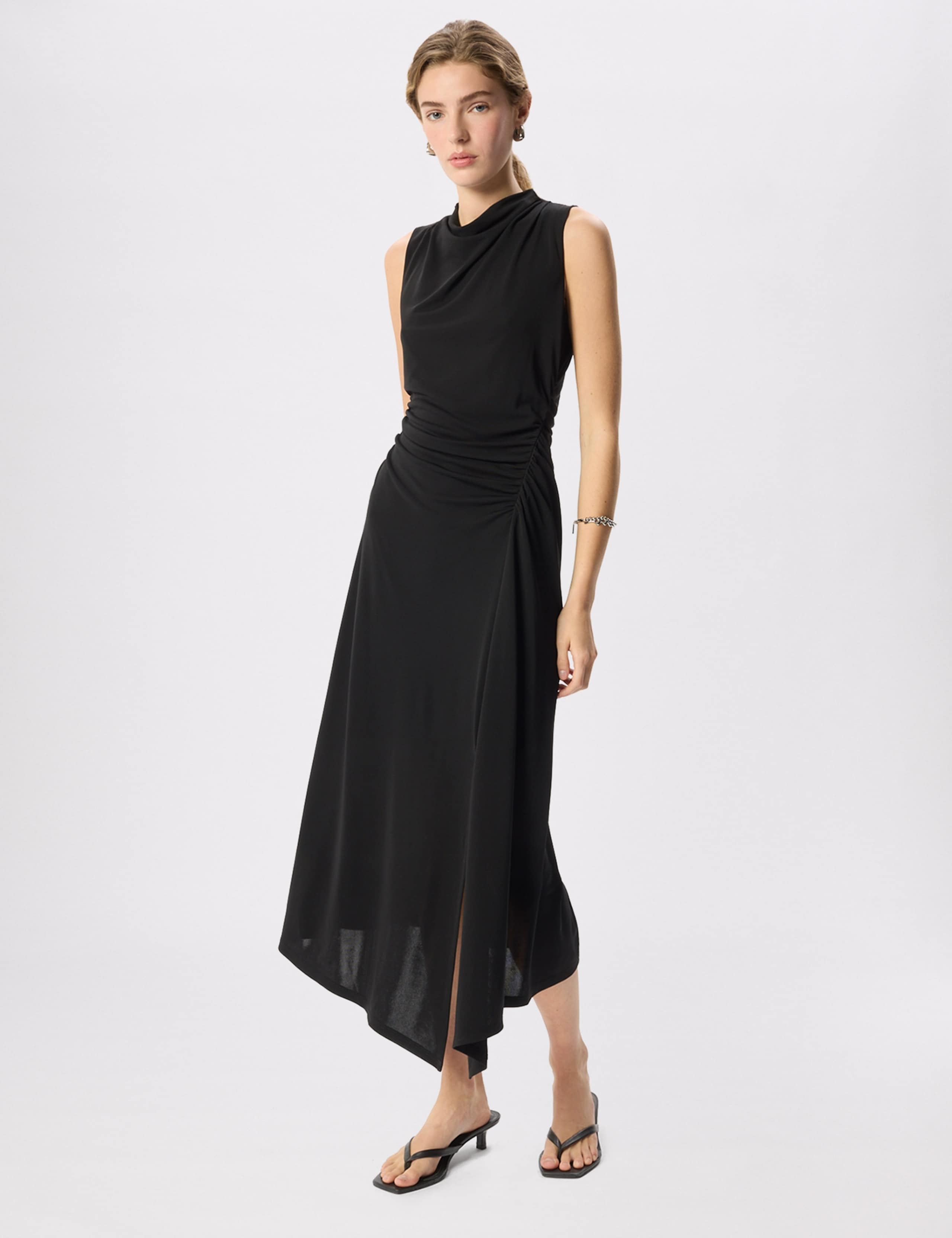 Jersey Cowl Neck Midaxi Column Dress 4 of 7