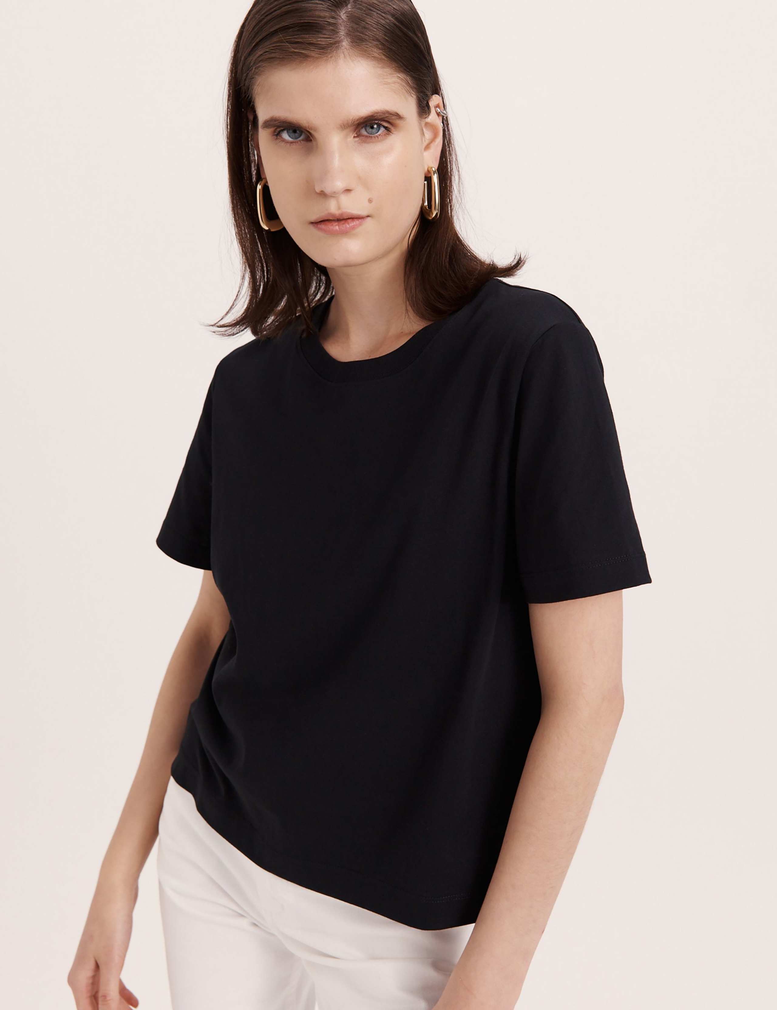 Pure Cotton Crew Neck T-Shirt 2 of 6