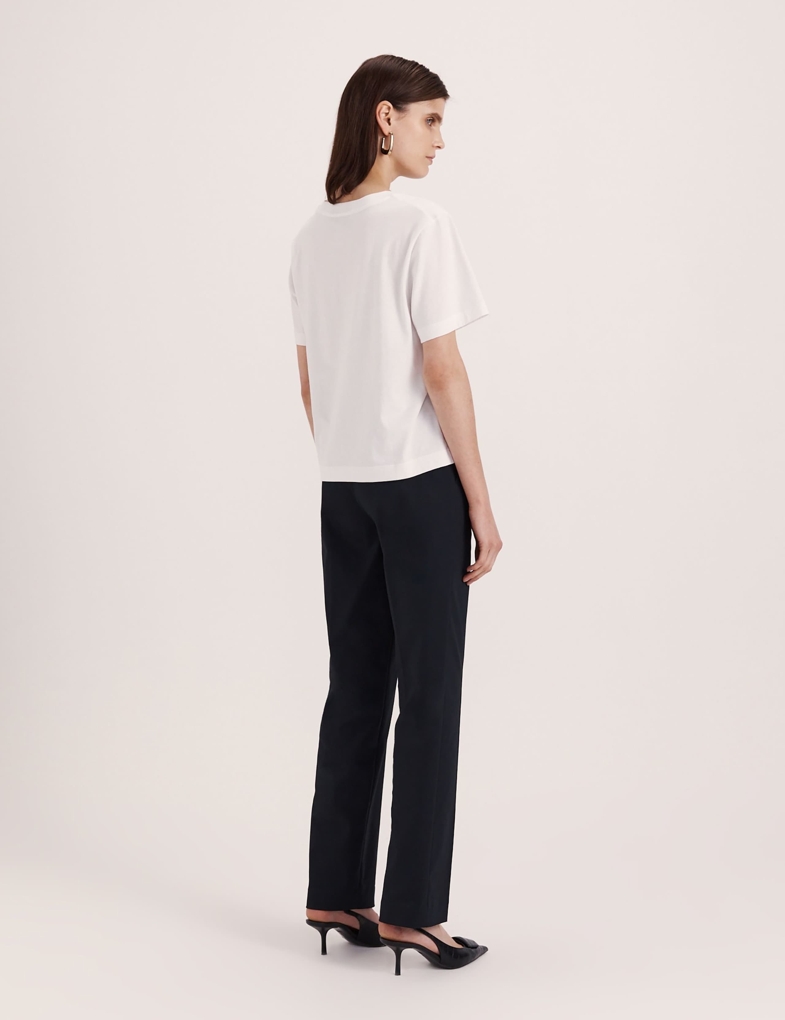 Pure Cotton Crew Neck T-Shirt 5 of 6