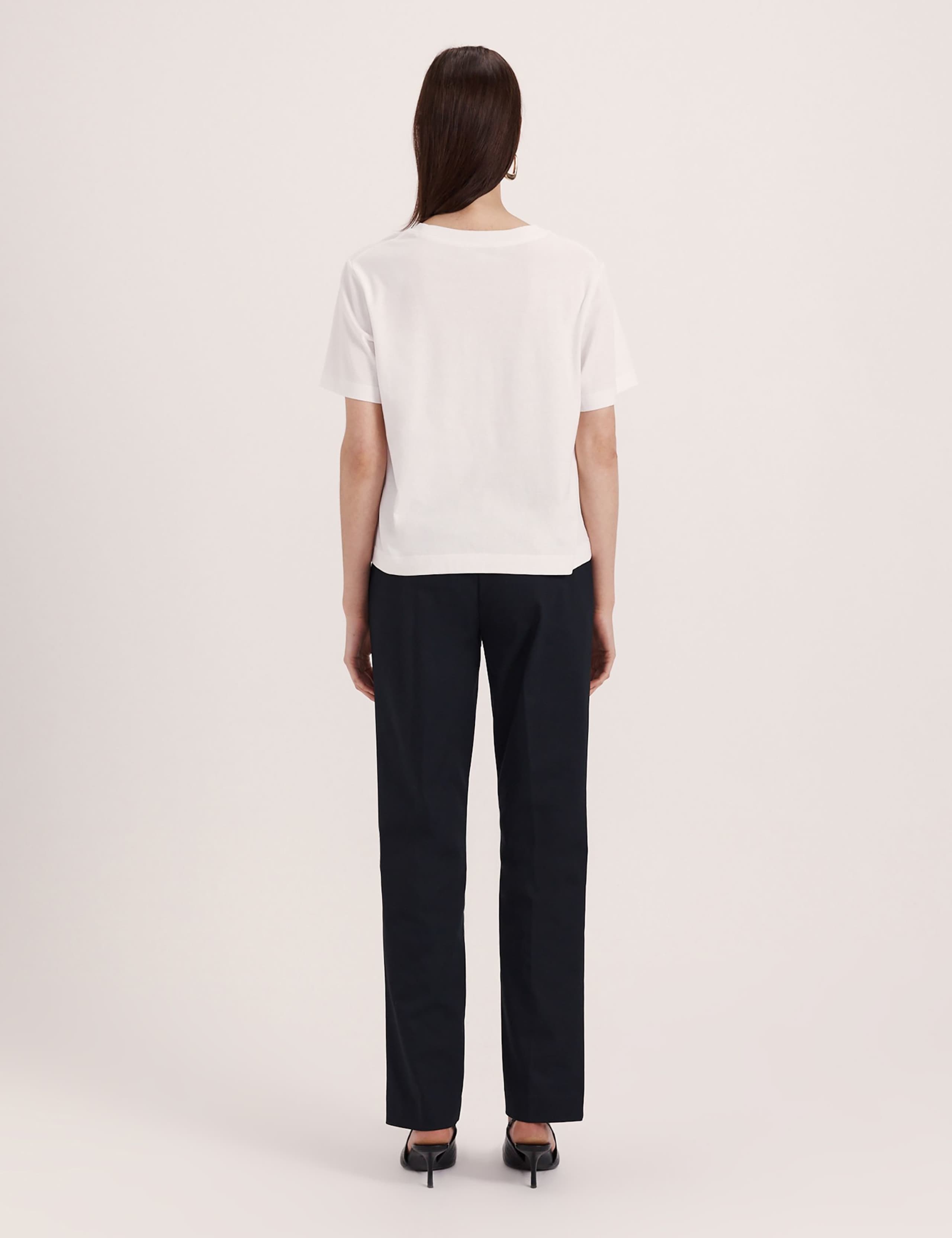 Pure Cotton Crew Neck T-Shirt 6 of 6