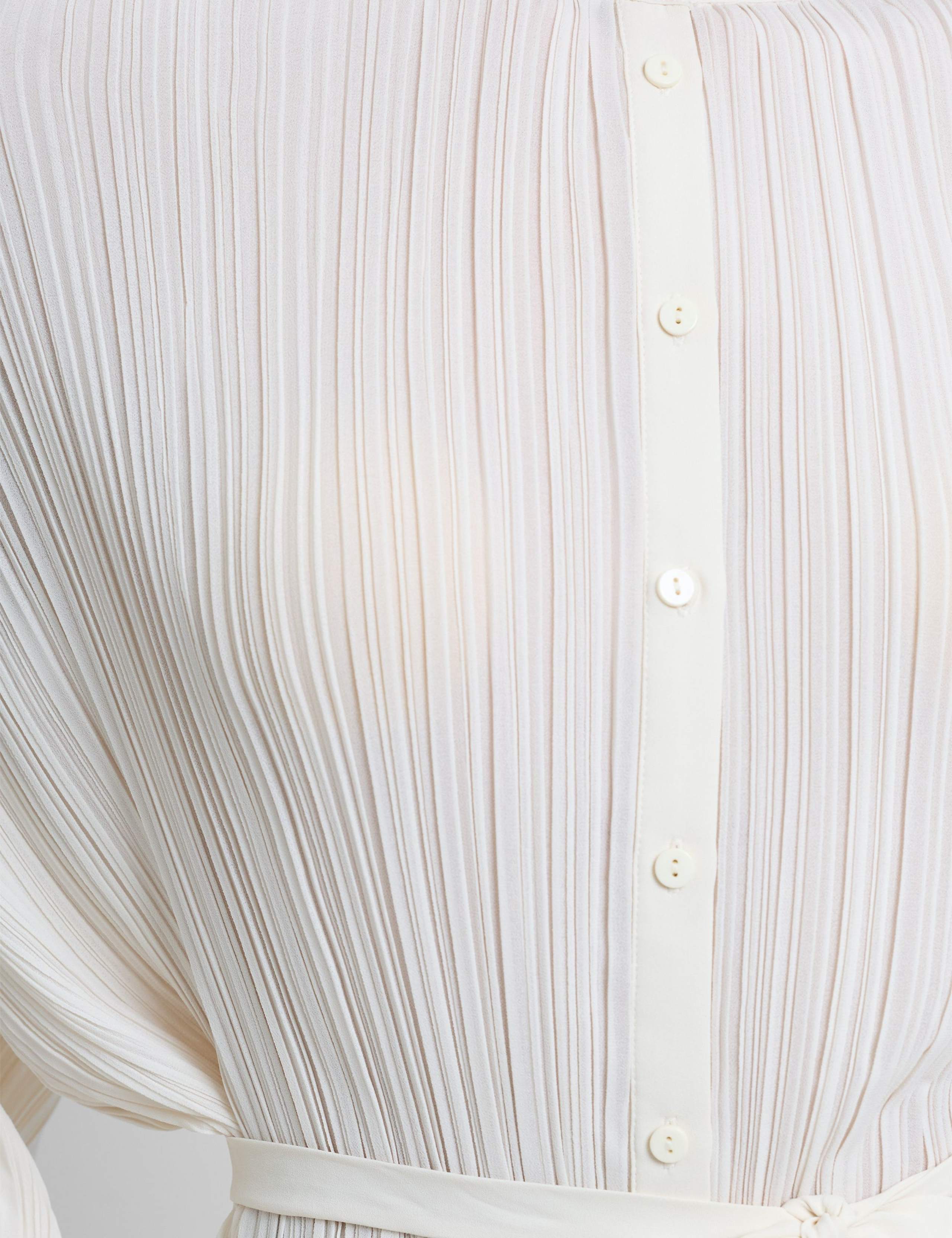 Plisse Waisted Military Blouse 6 of 6