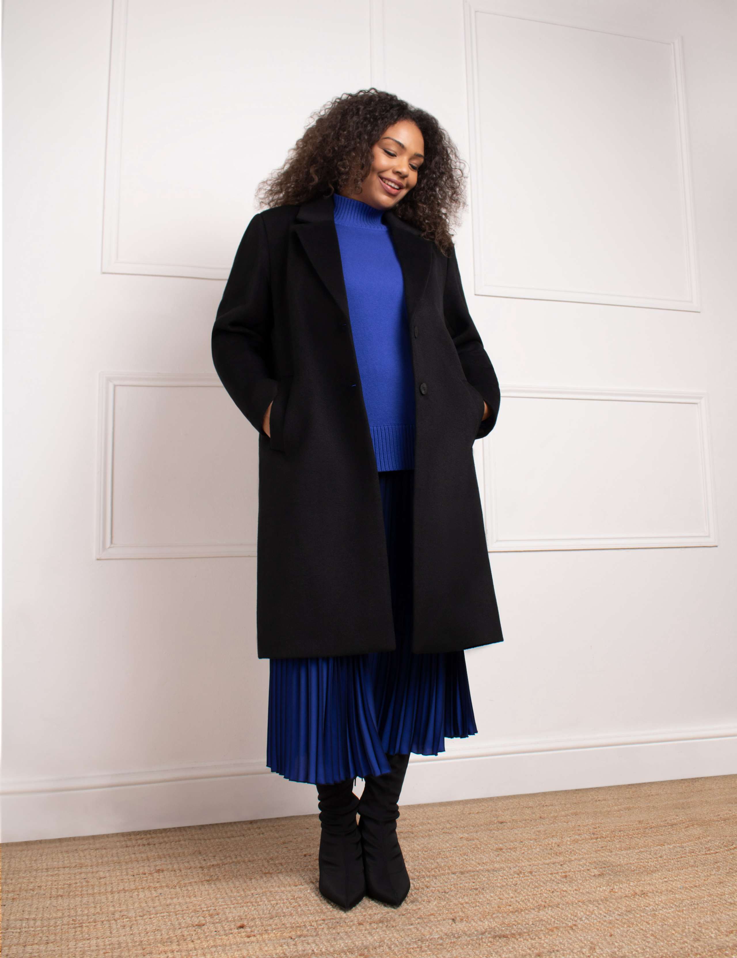 Wool Blend Longline Peacoat 2 of 3