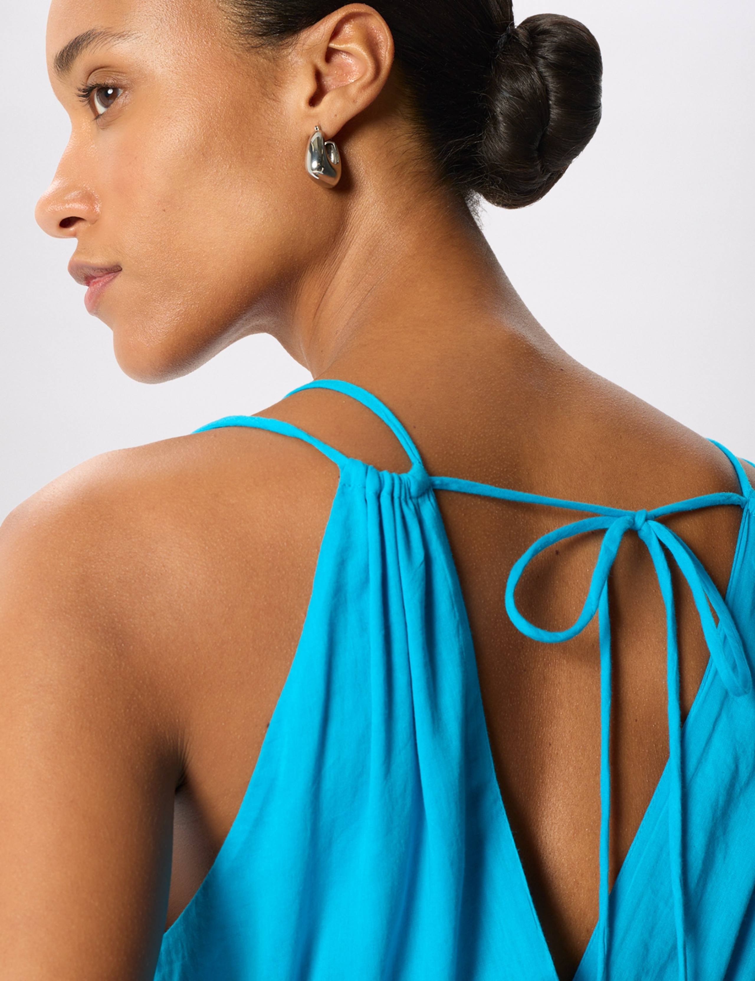 Pure Cotton V-Neck Maxi Beach Dress 5 of 7