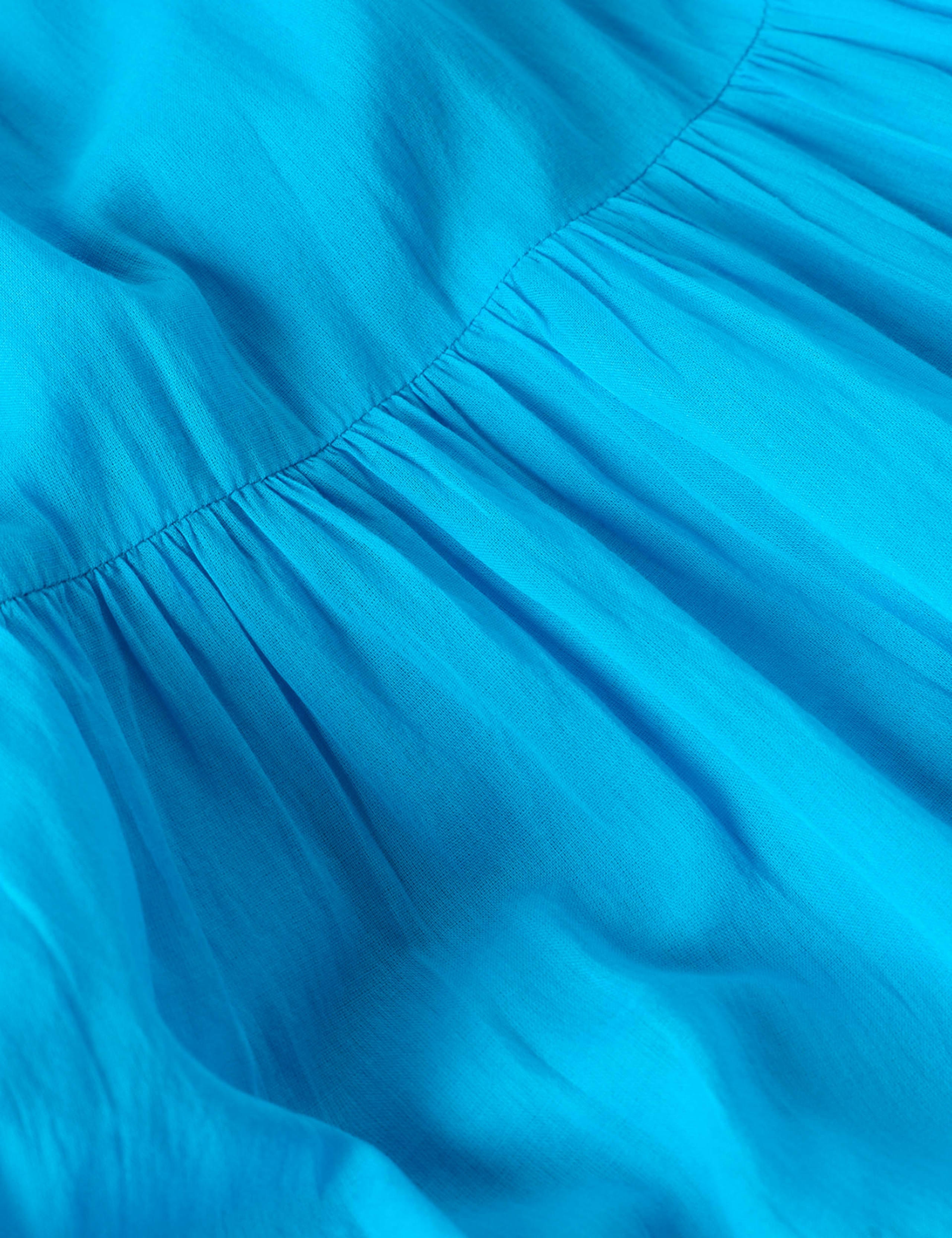 Pure Cotton V-Neck Maxi Beach Dress 6 of 7