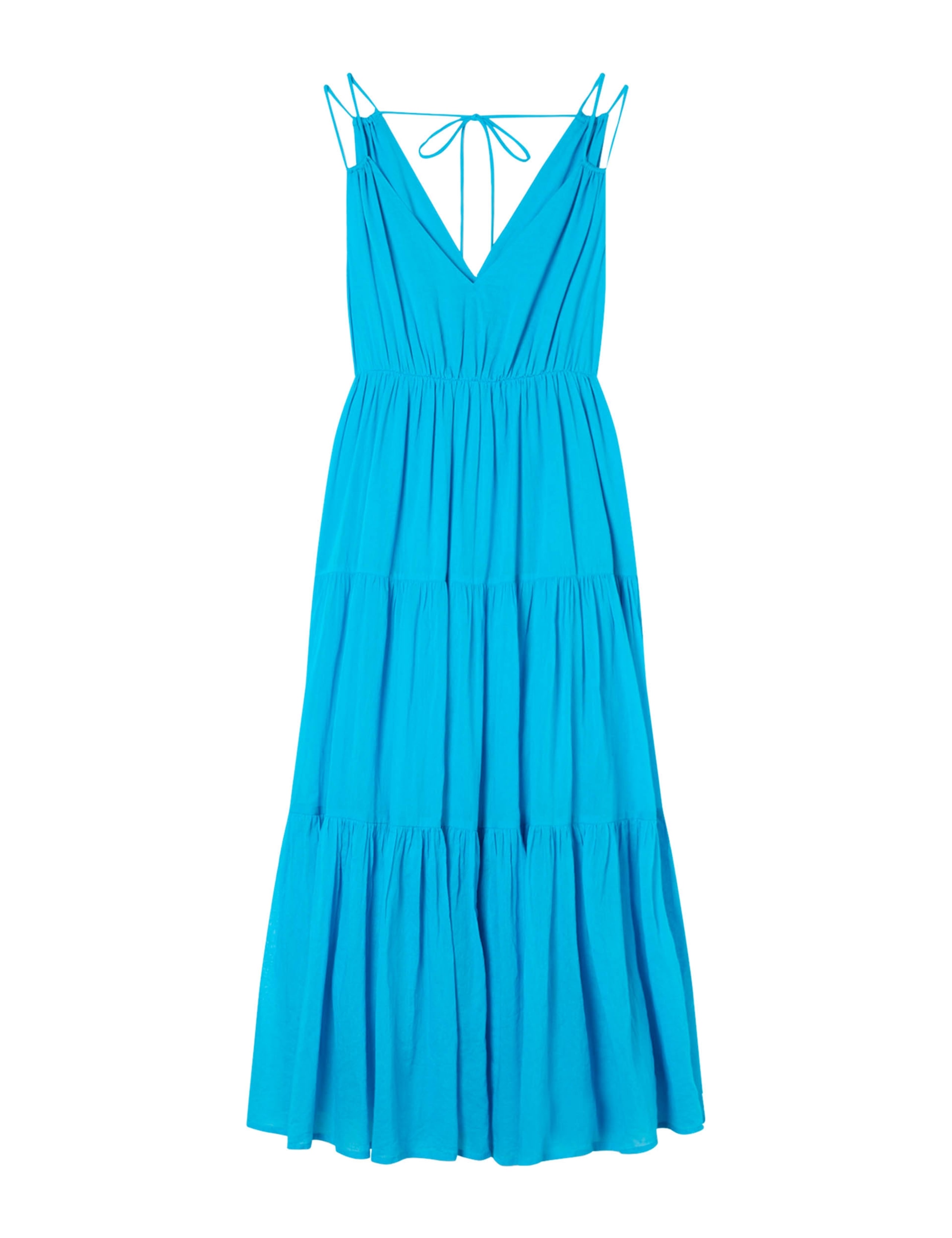 Pure Cotton V-Neck Maxi Beach Dress 2 of 7
