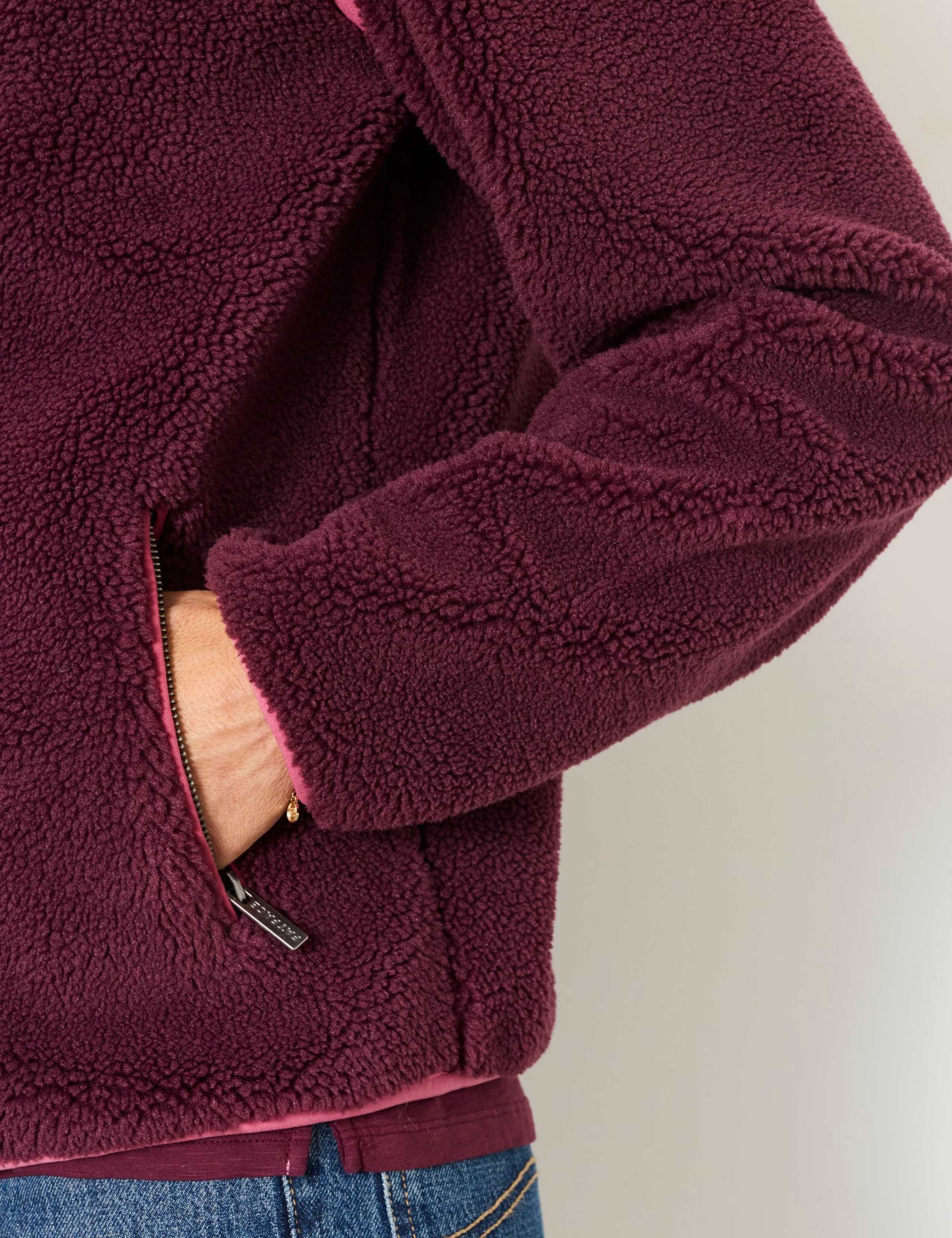 Fleece Funnel Neck Bomber Jacket 6 of 6