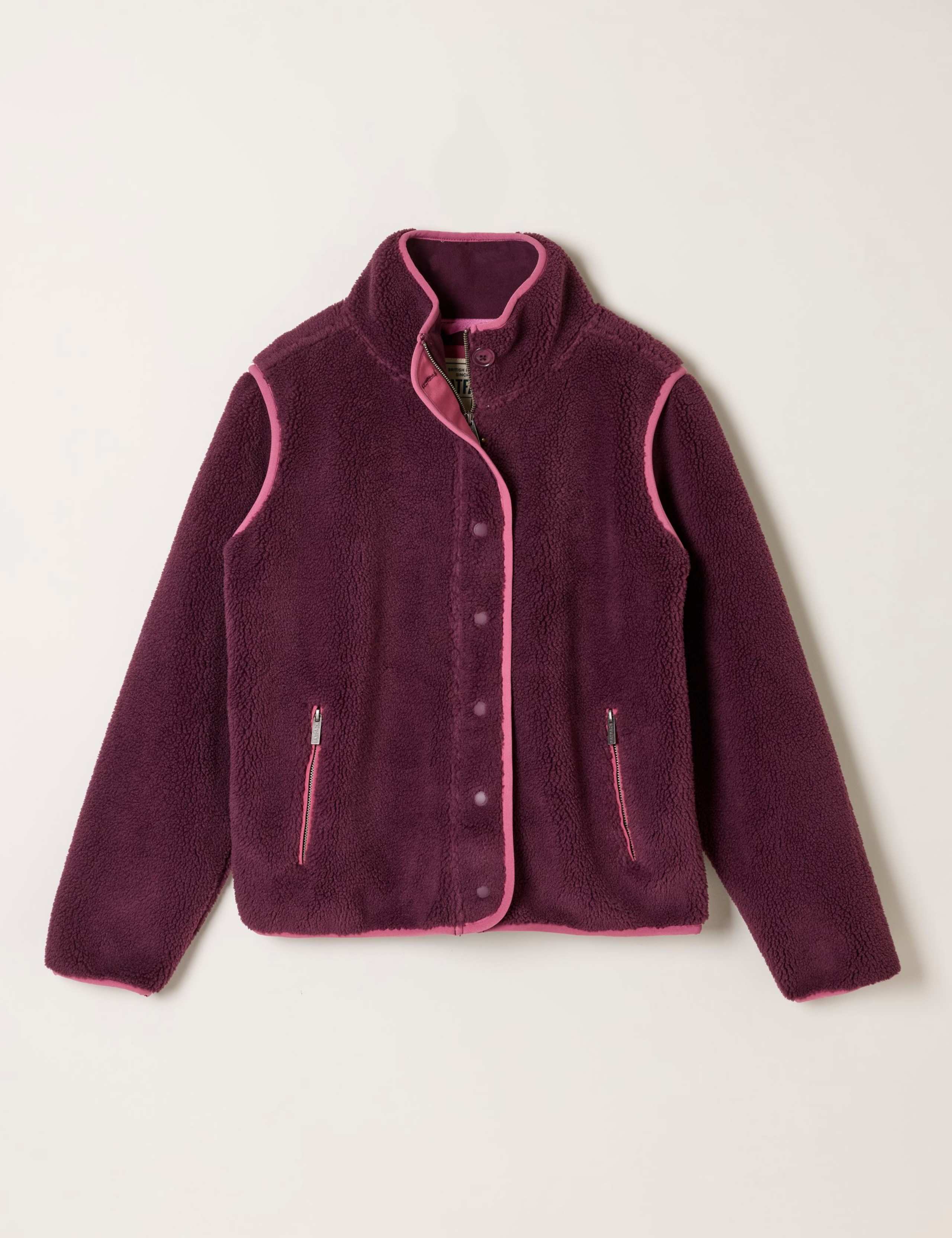 Fleece Funnel Neck Bomber Jacket 2 of 6