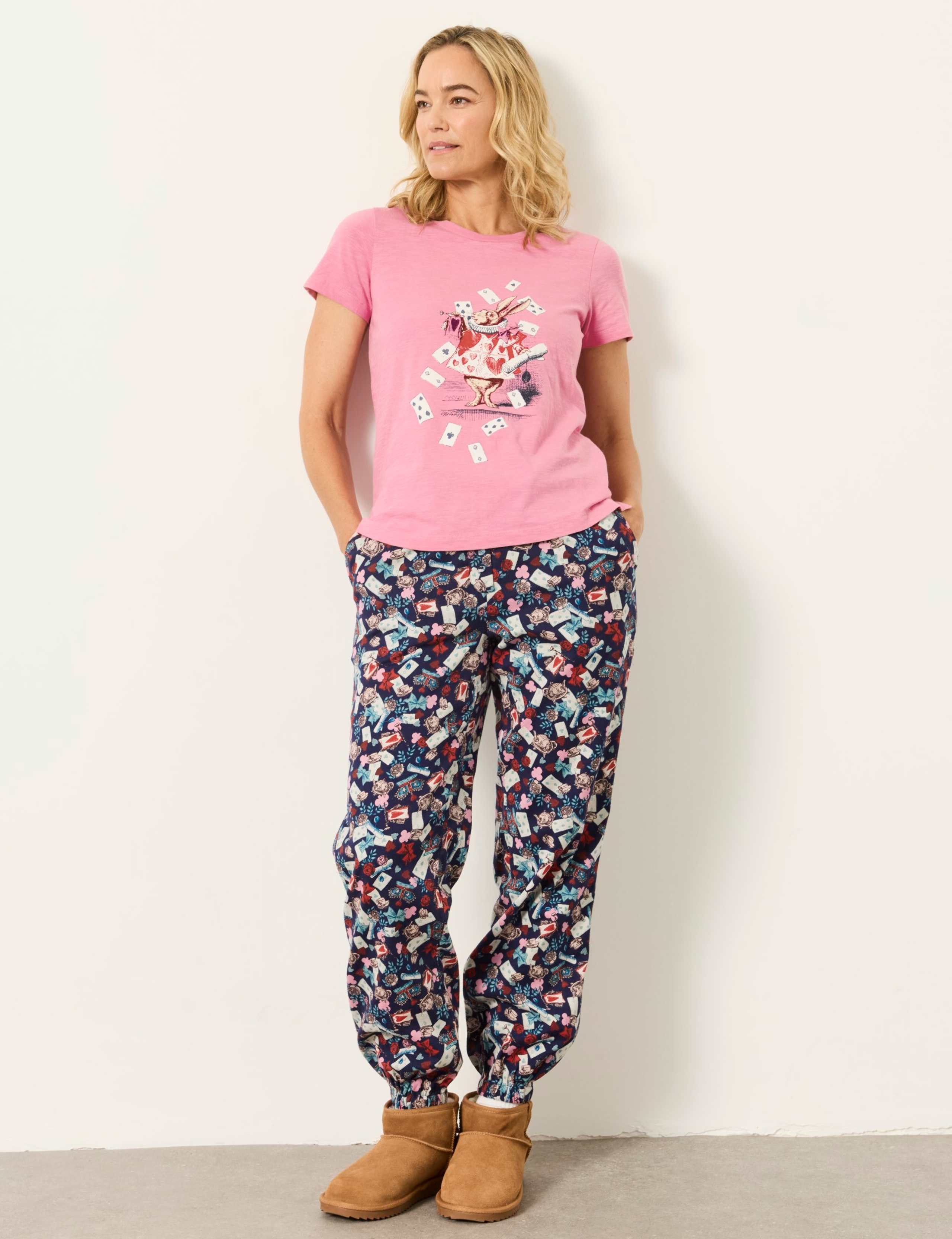 Pure Cotton Rabbit Print Pyjama Top 4 of 6