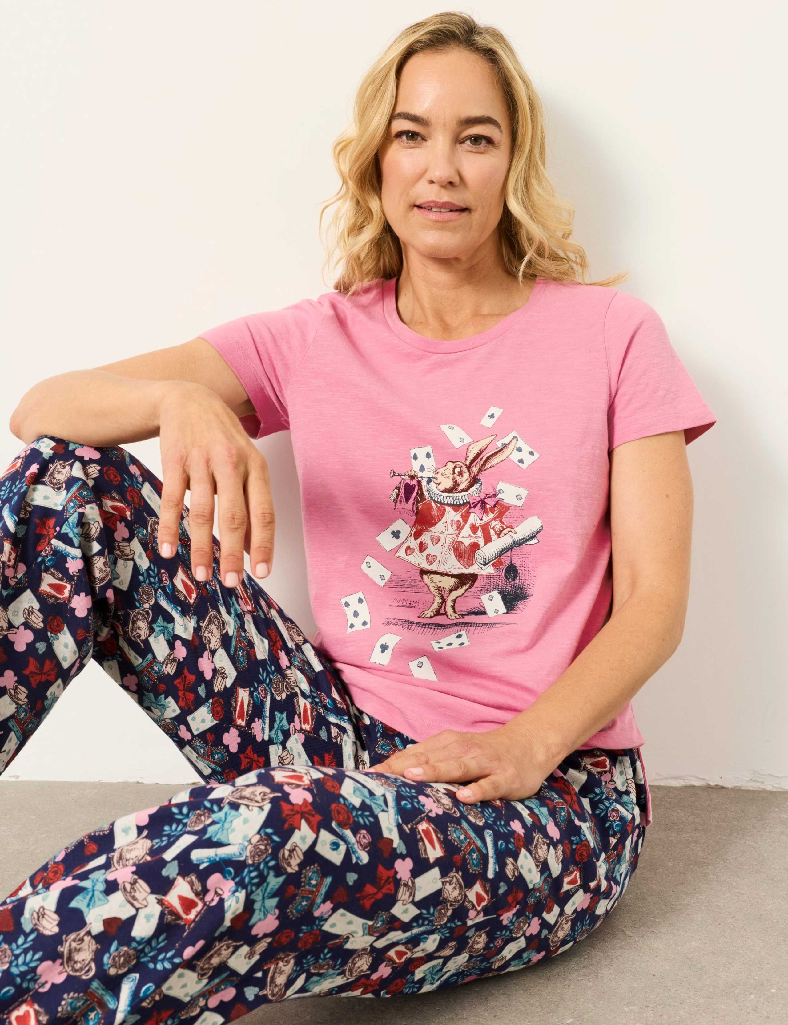 Pure Cotton Rabbit Print Pyjama Top 5 of 6