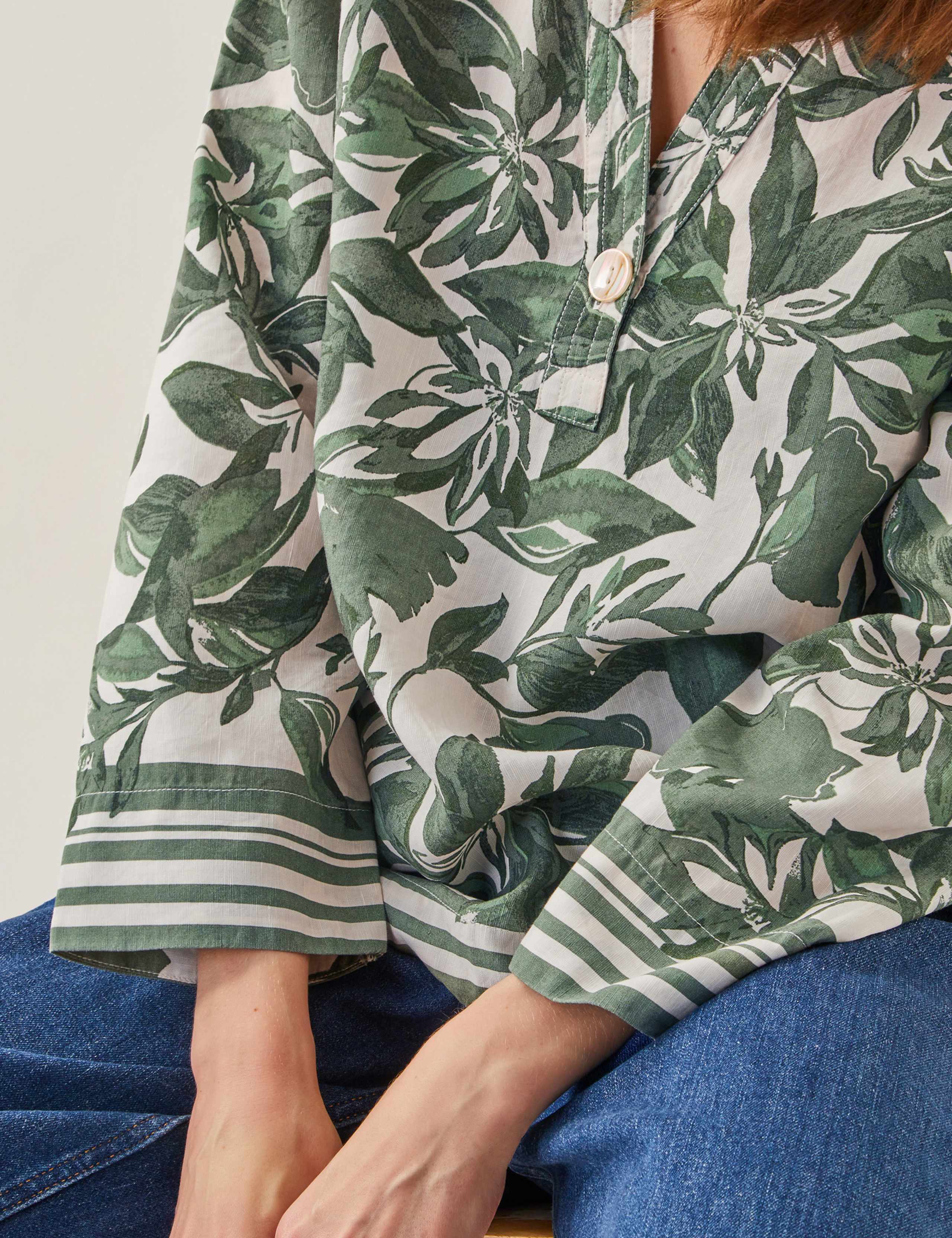 Lyocell Rich Printed Top 3 of 4