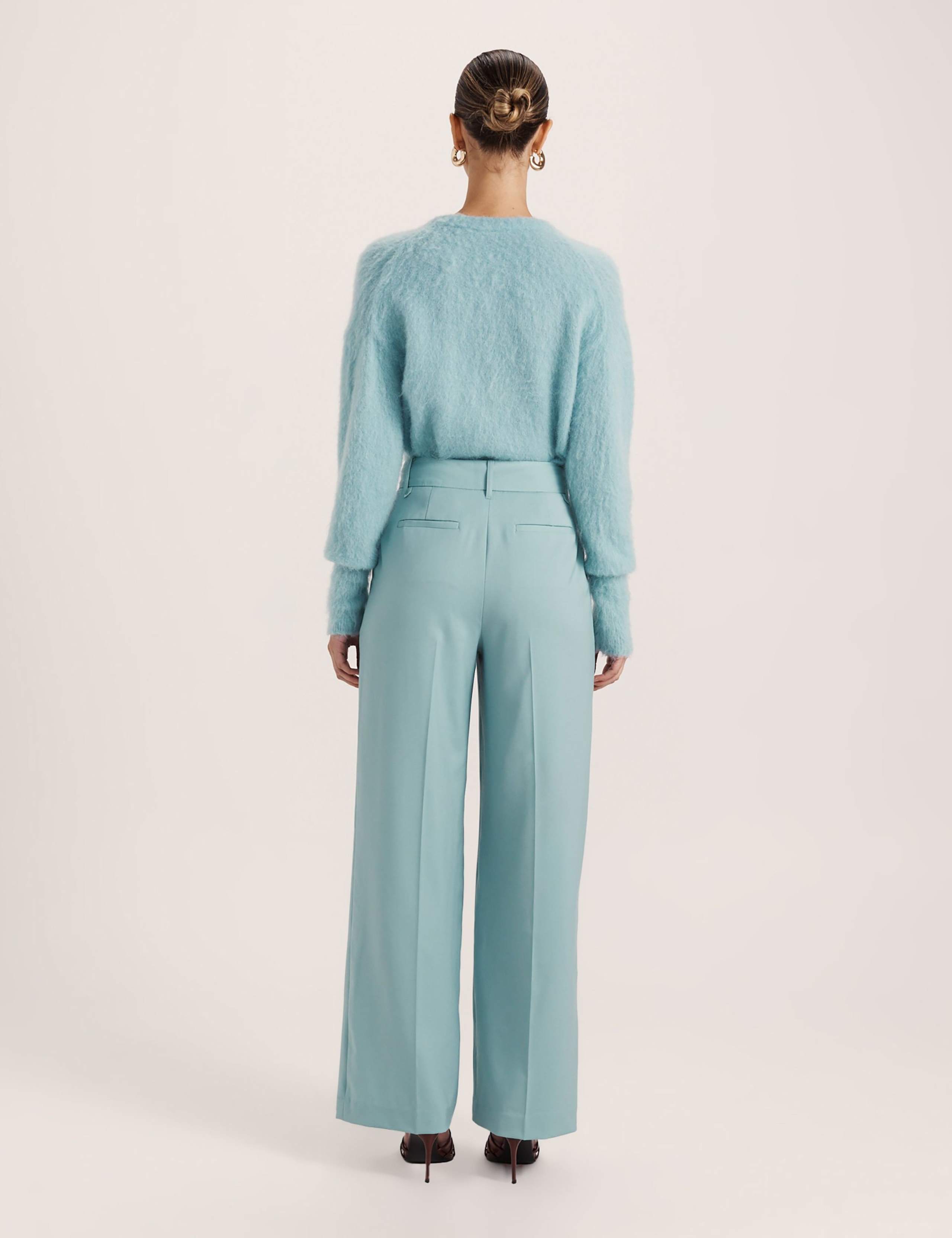 Pure Wool Wide Leg Trousers 3 of 3