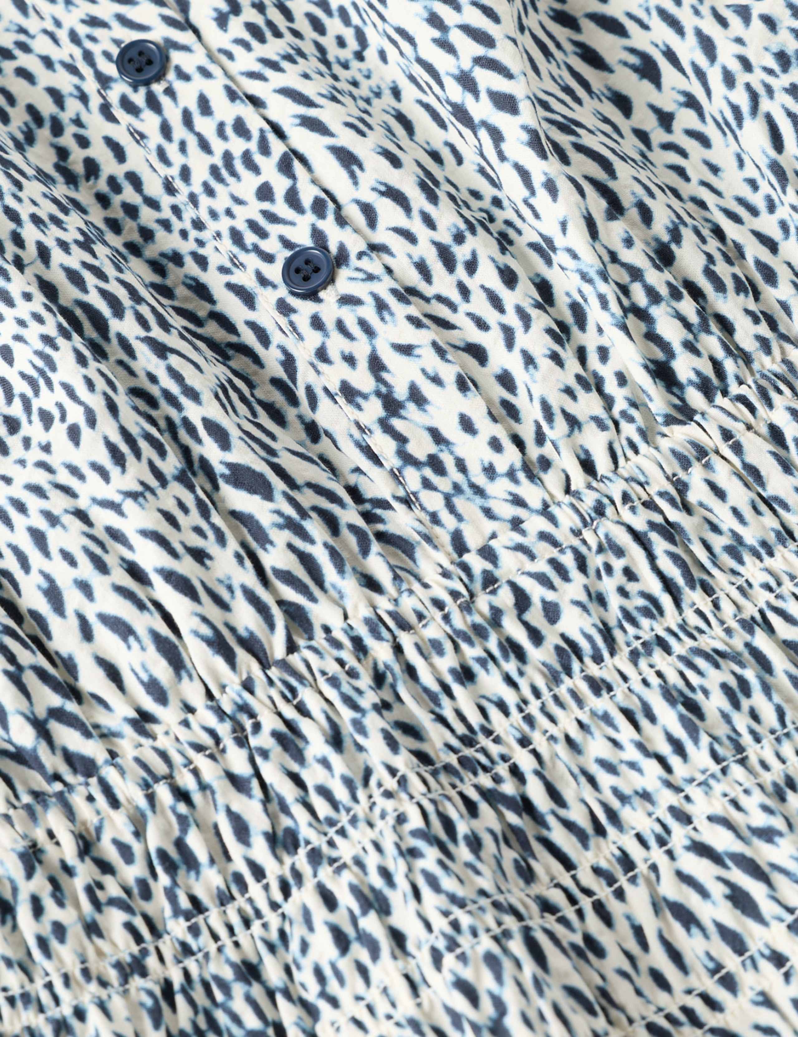 Pure Cotton Animal Print Midi Shirt Dress 4 of 6