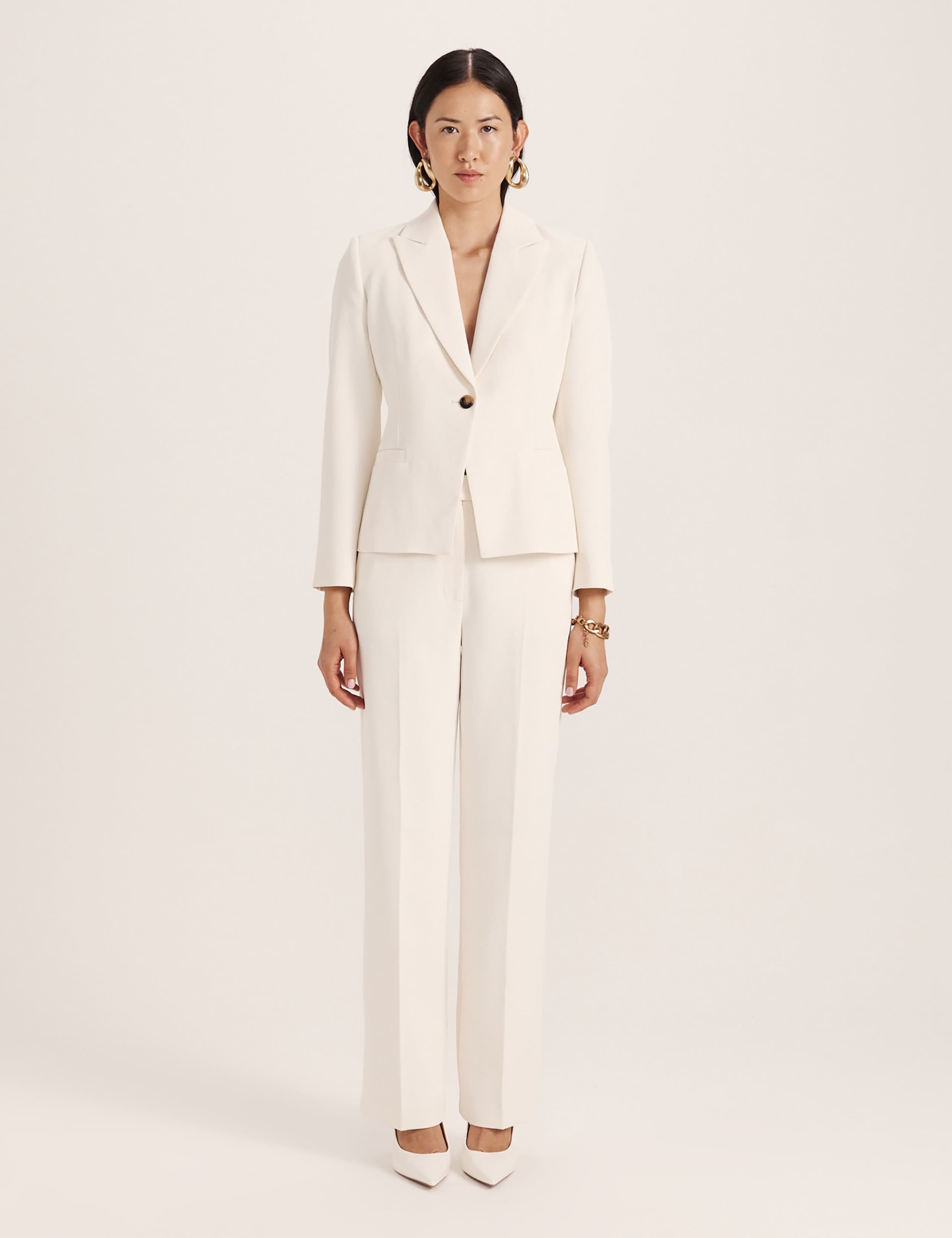 Pleat Front Straight Leg Trousers 5 of 7