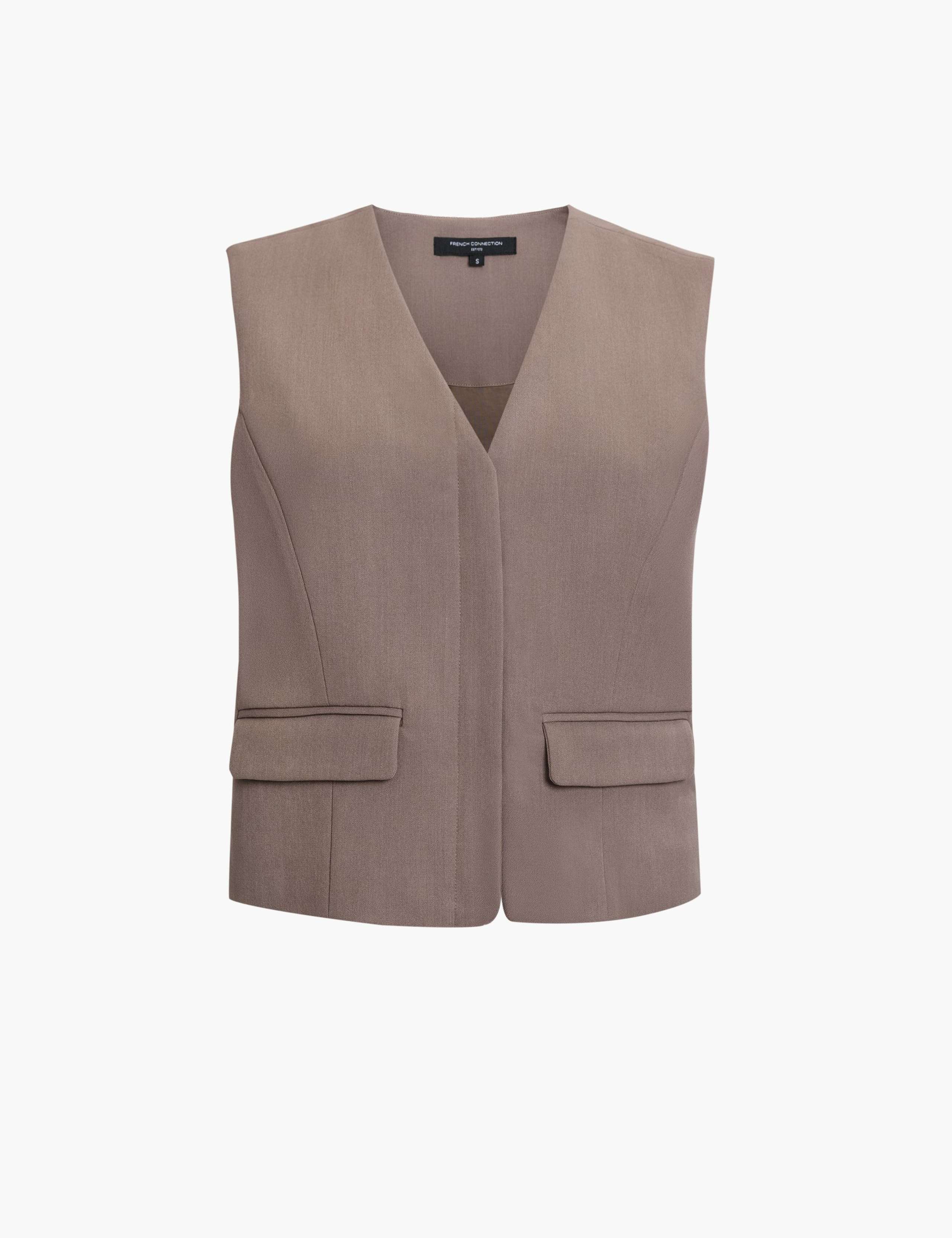 V-Neck Button Through Waistcoat 2 of 6