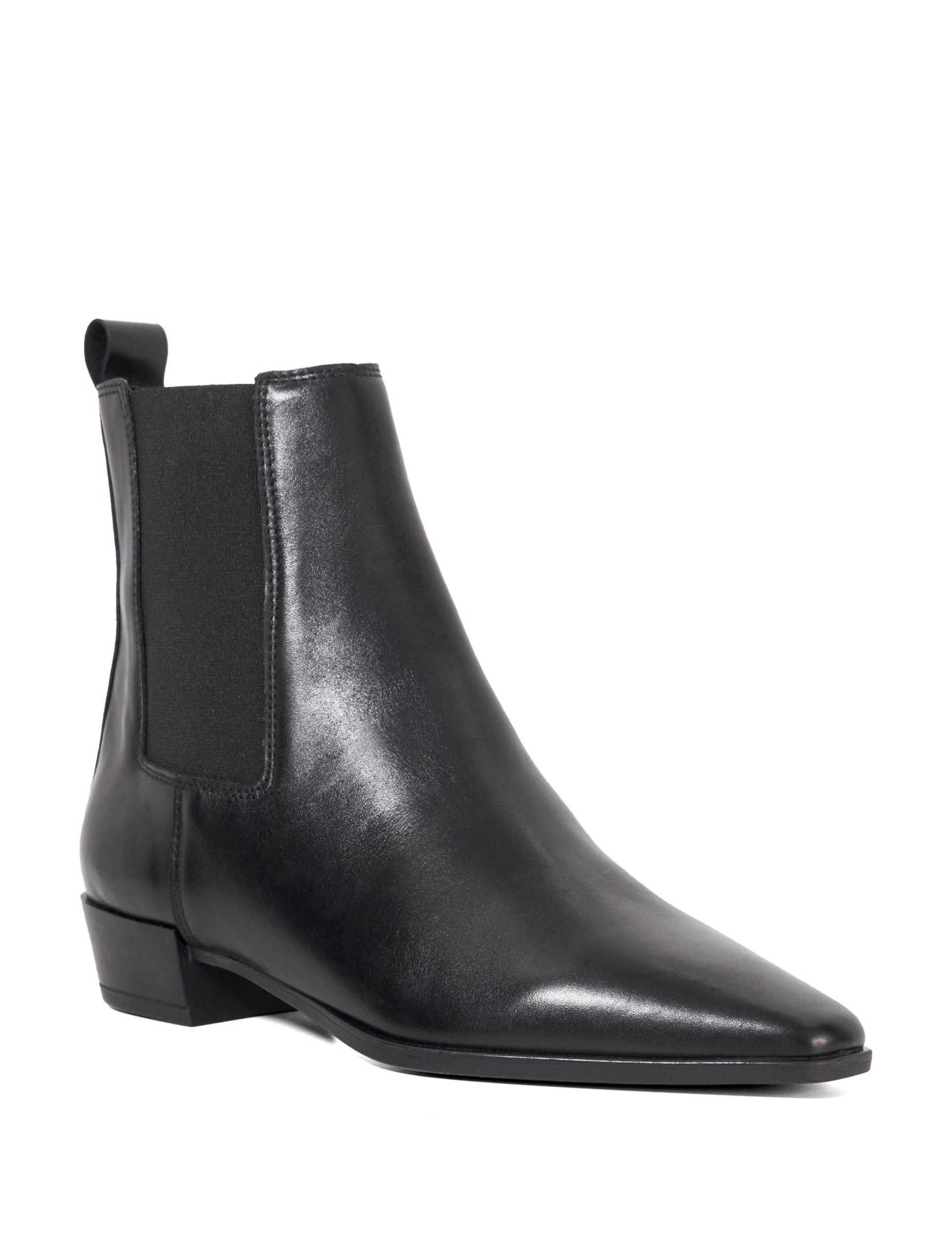 Suede Chelsea Block Heel Ankle Boots 2 of 5