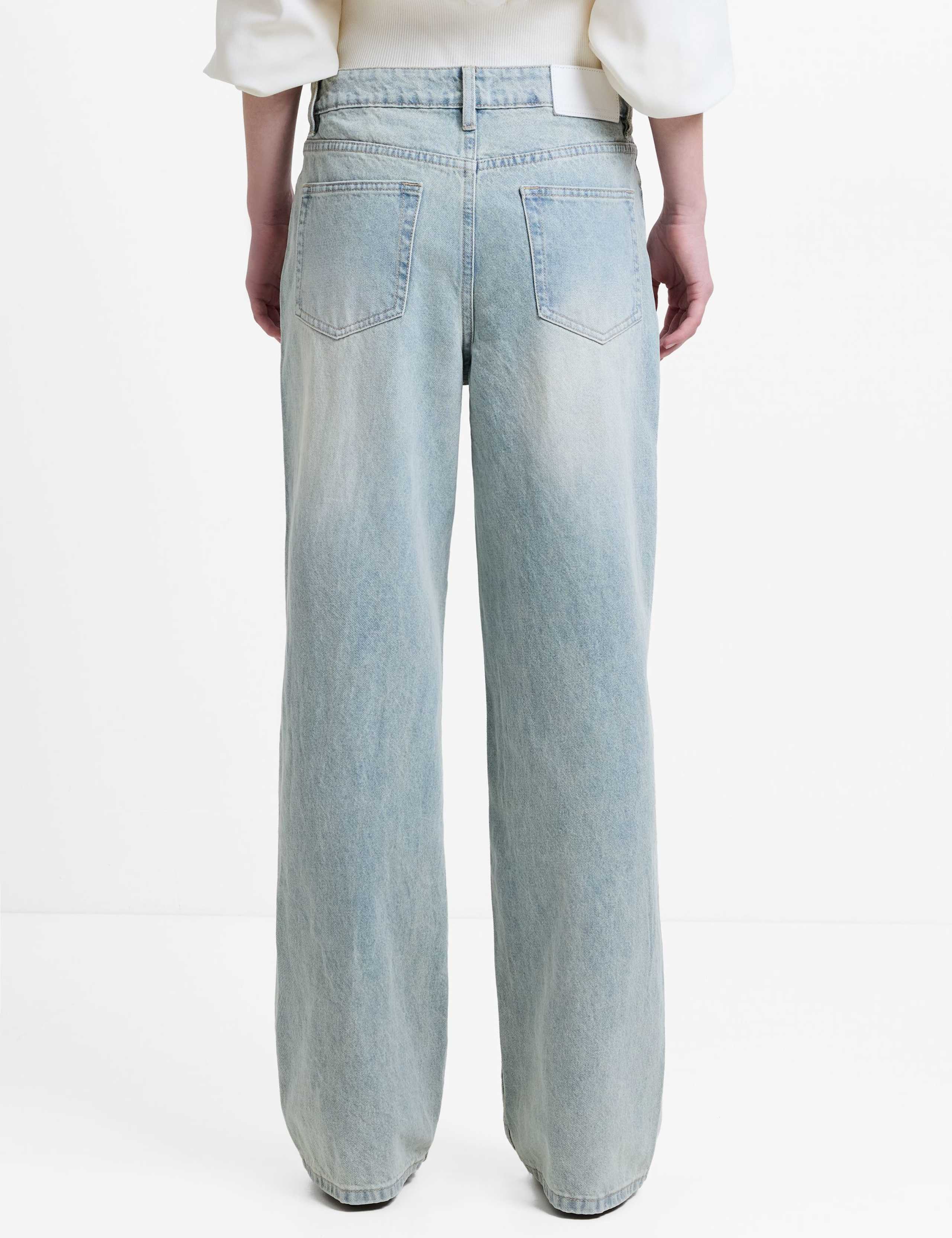 High Waisted Straight Leg Jeans 4 of 7