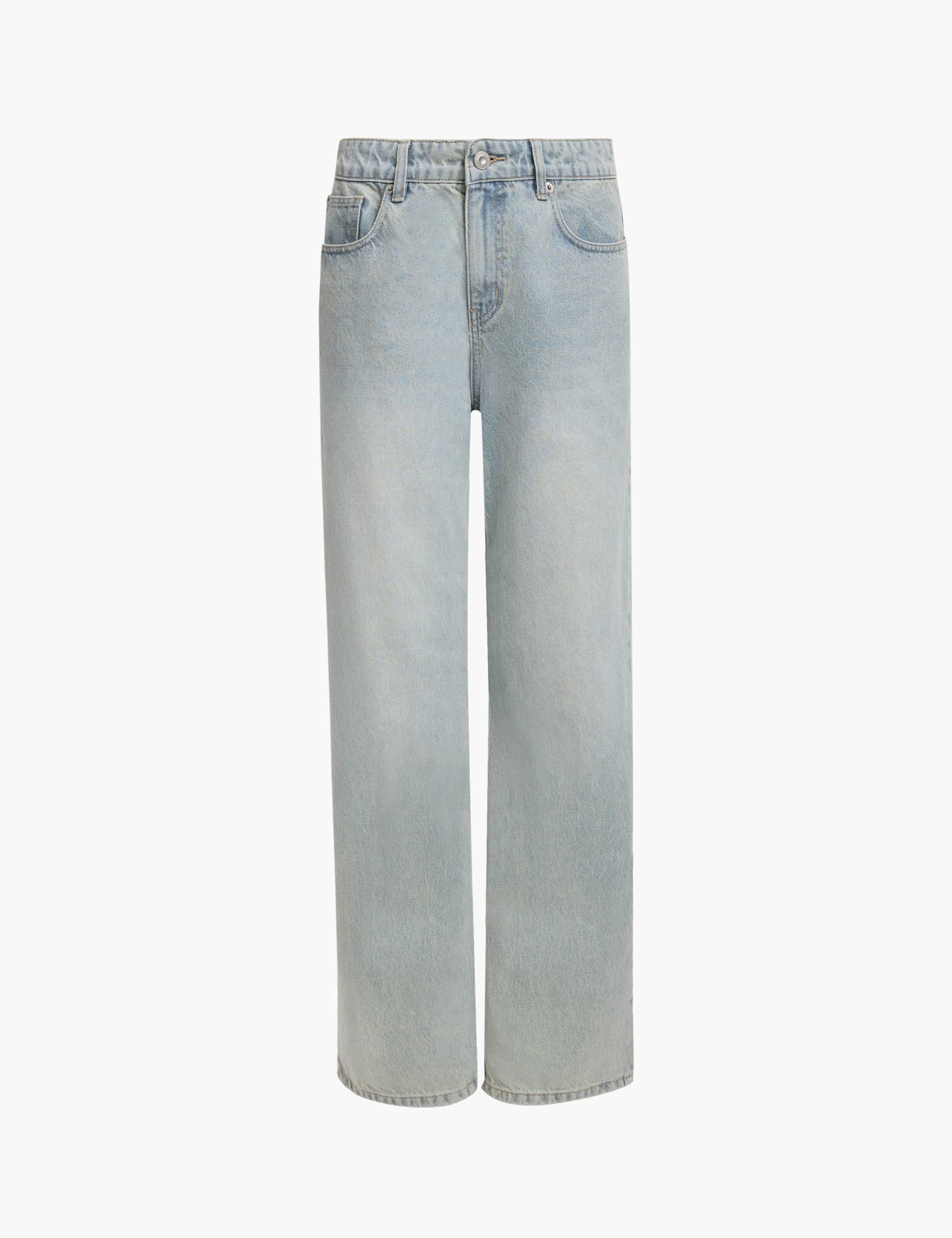 High Waisted Straight Leg Jeans 2 of 7