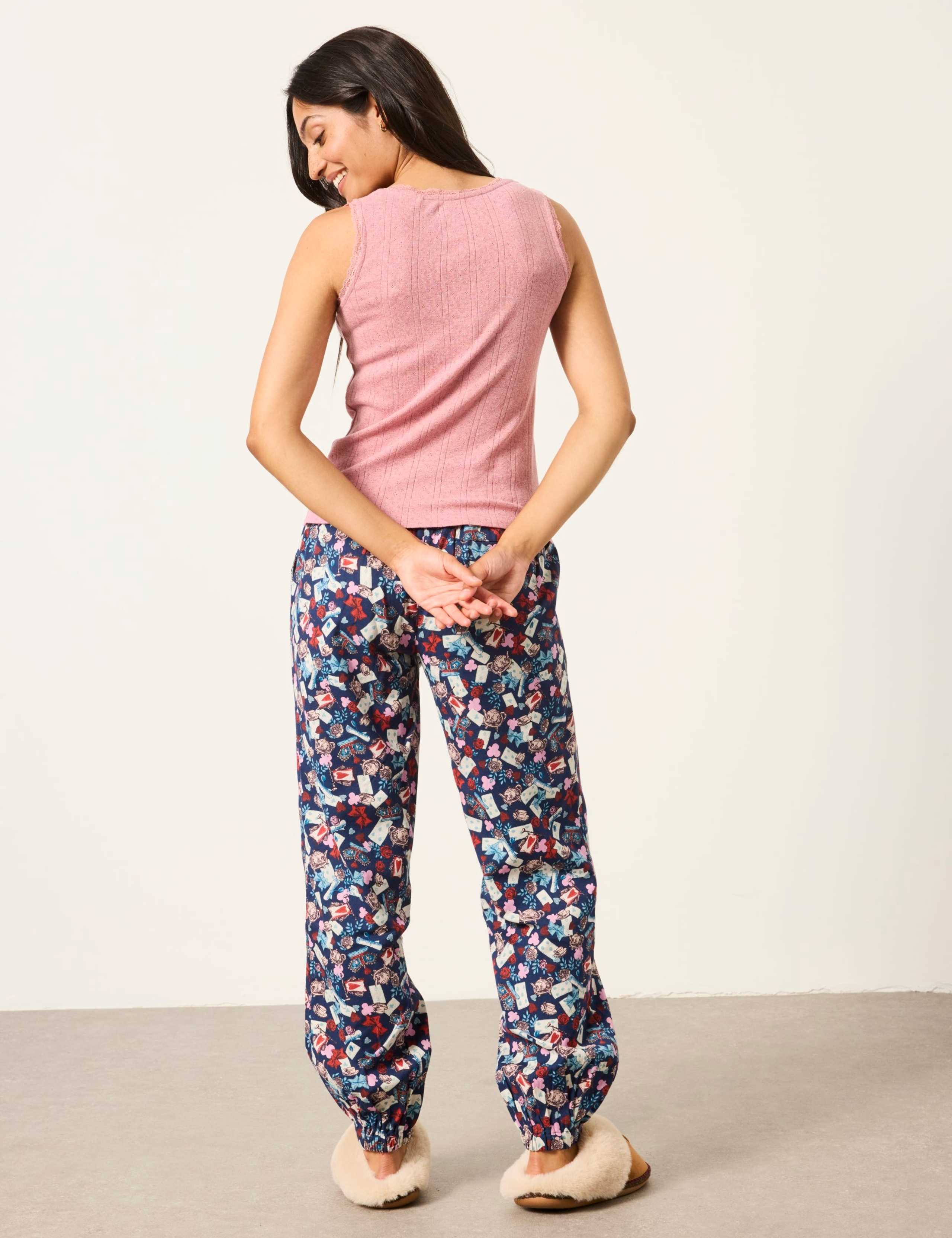 Pure Cotton Tea Party Print Pyjama Bottoms 5 of 6