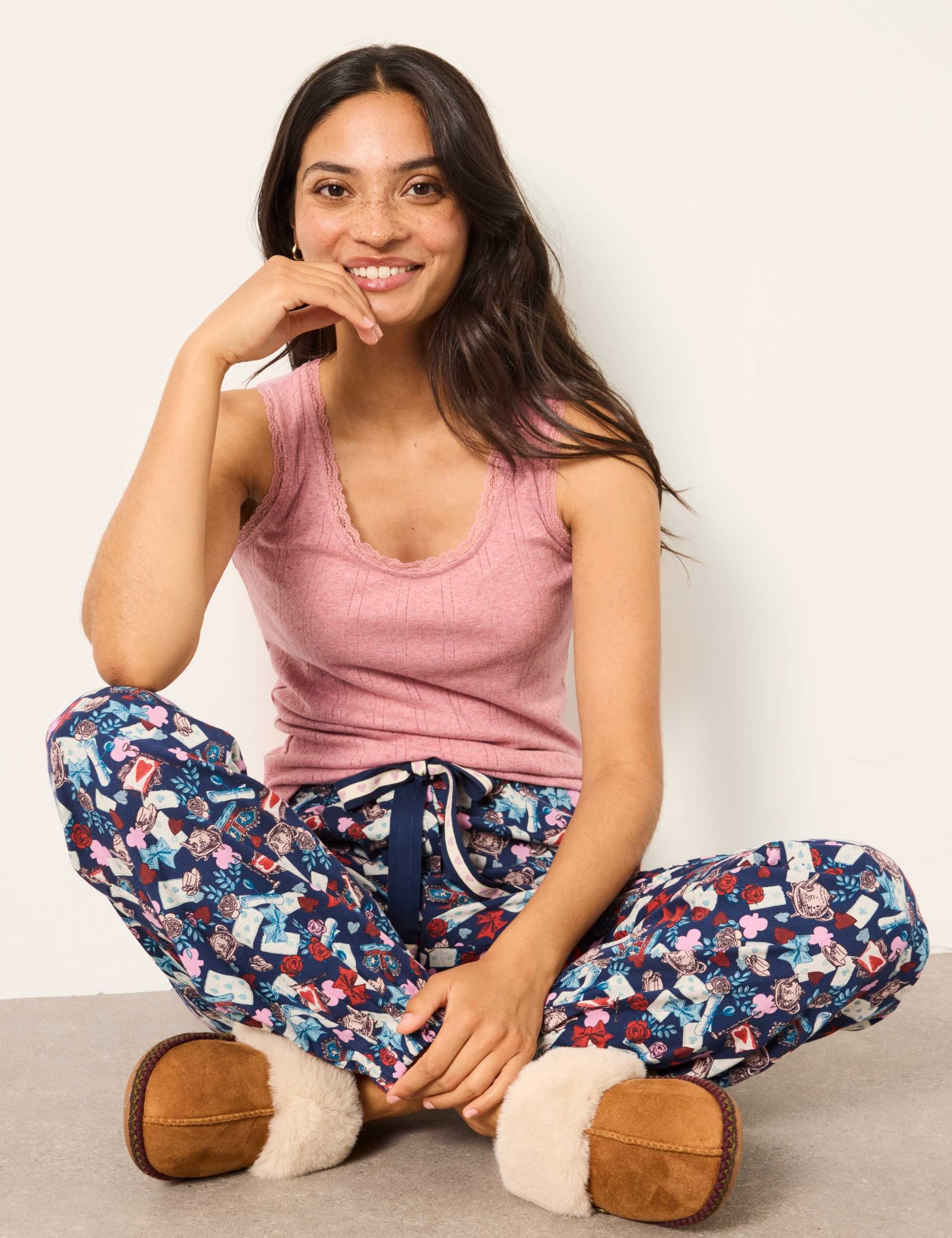 Pure Cotton Tea Party Print Pyjama Bottoms 6 of 6