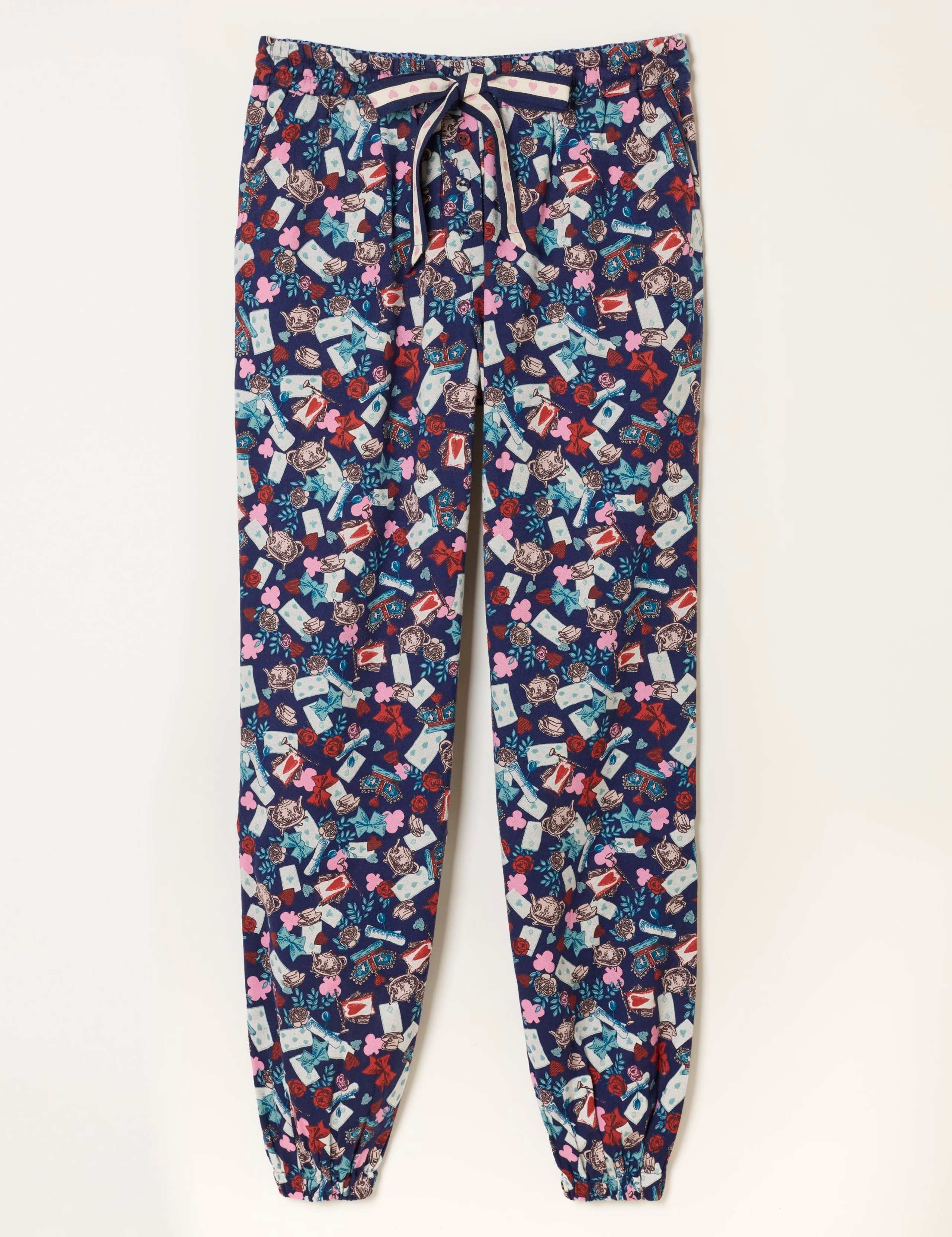 Pure Cotton Tea Party Print Pyjama Bottoms 2 of 6