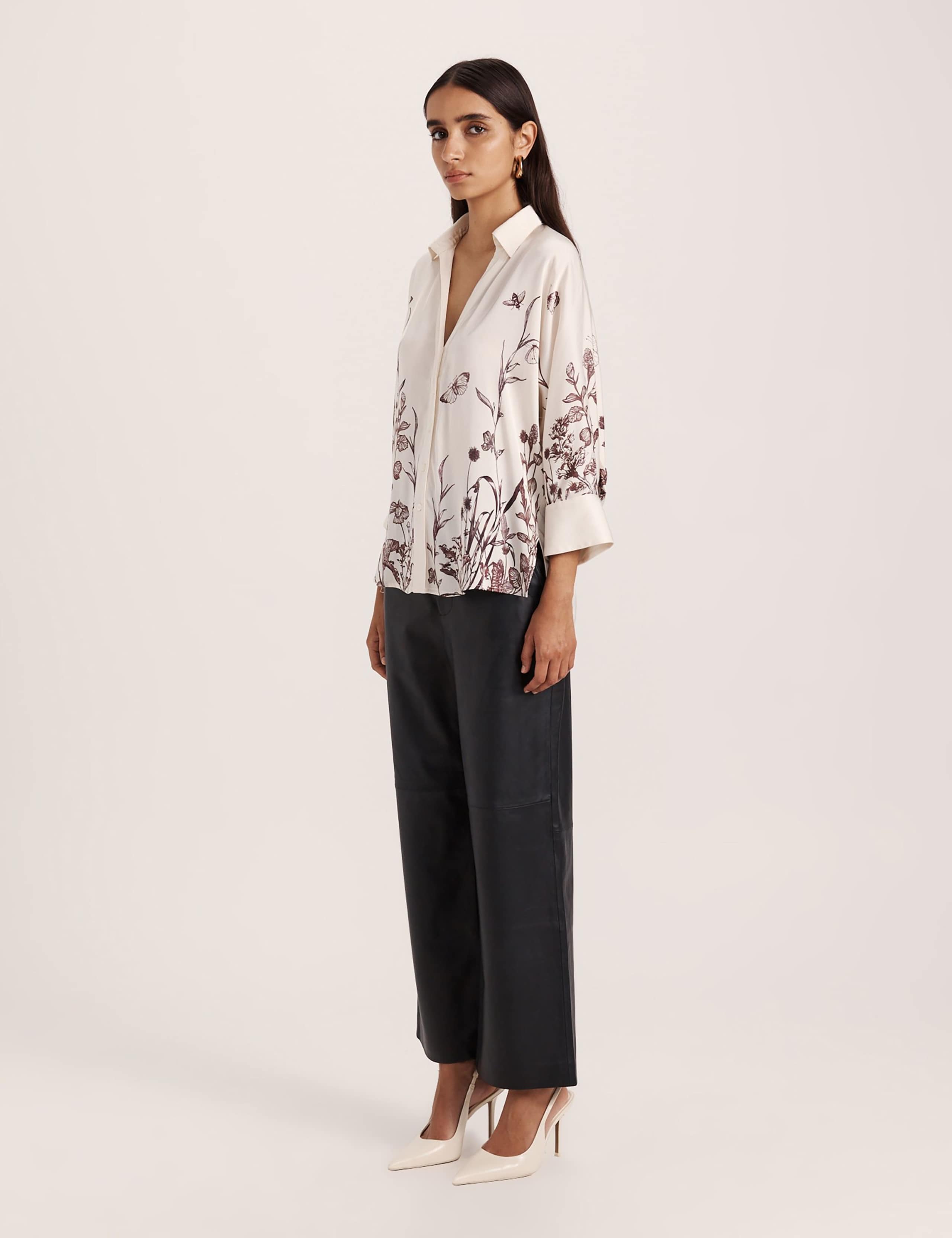 Floral Collared Relaxed Shirt 5 of 7