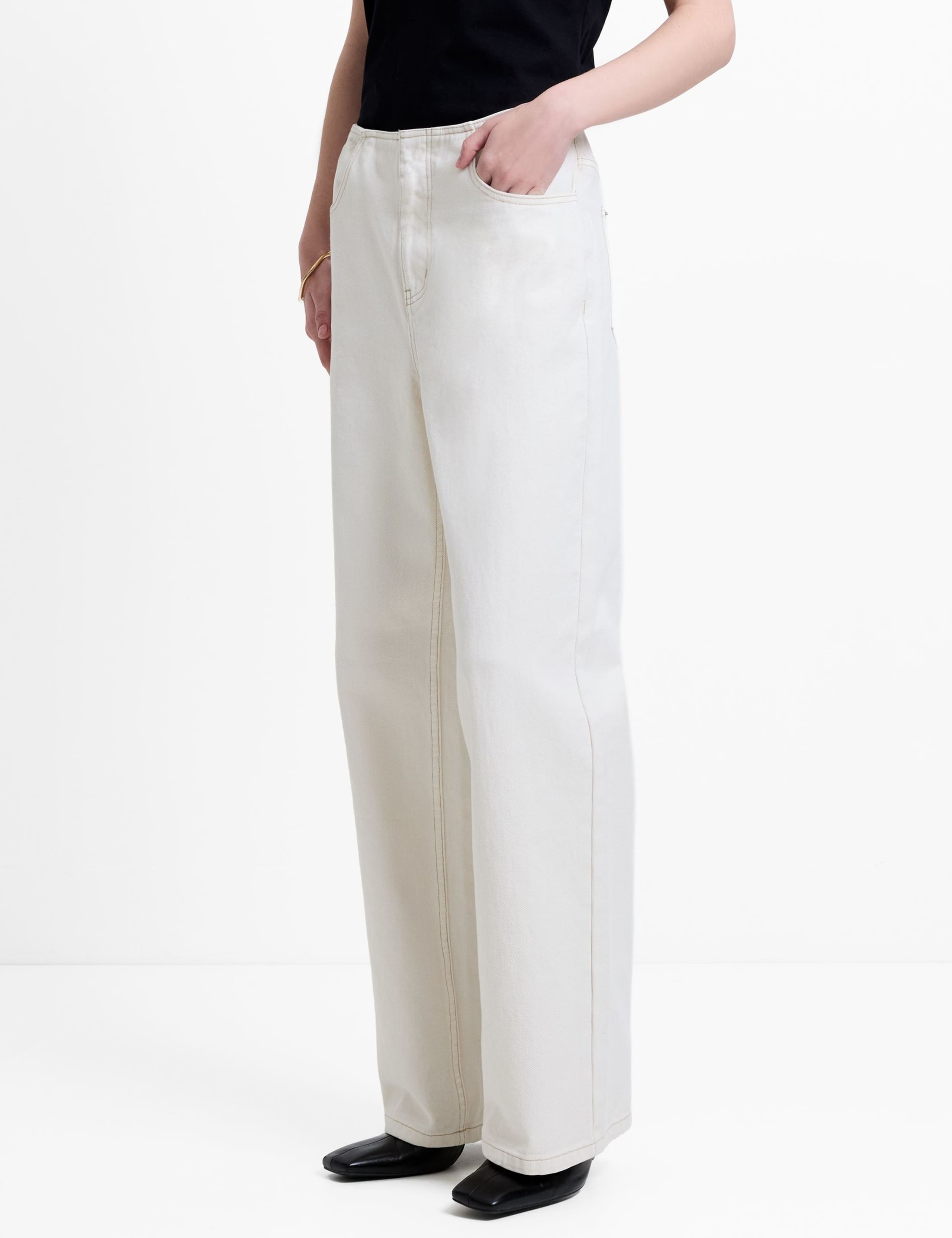 High Waisted Straight Leg Jeans 5 of 7