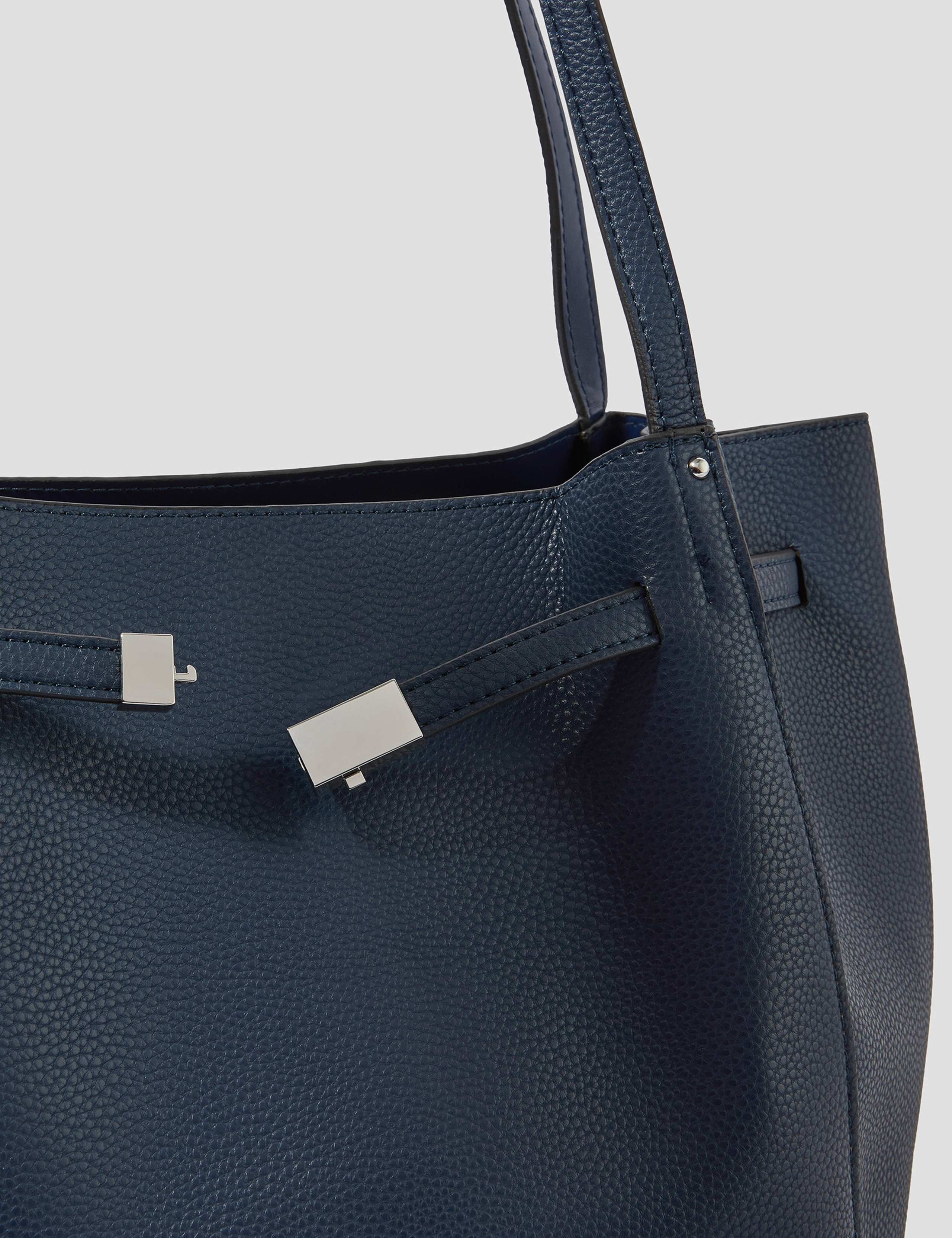 Faux Leather Tote Bag 2 of 4