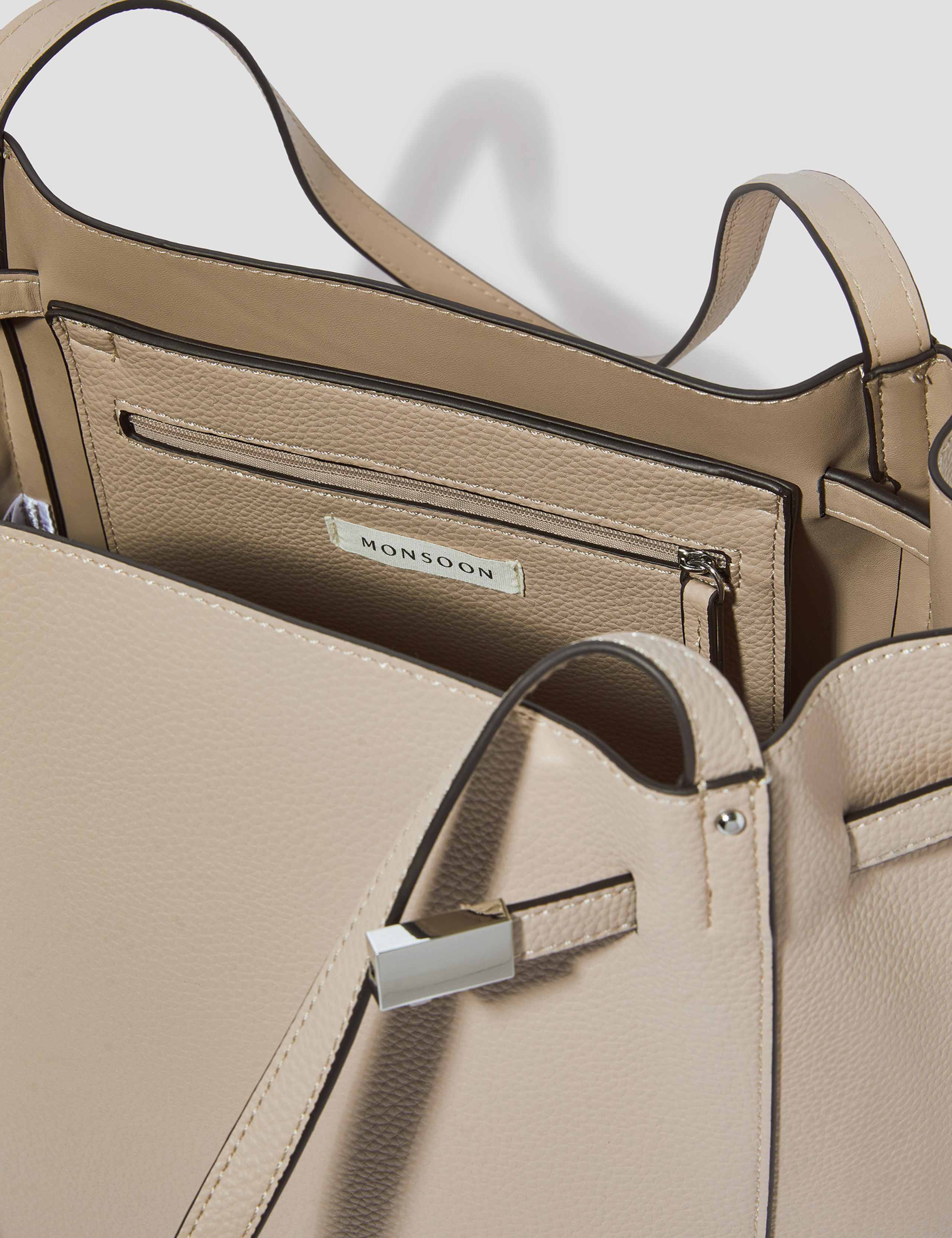 Faux Leather Tote Bag 3 of 4