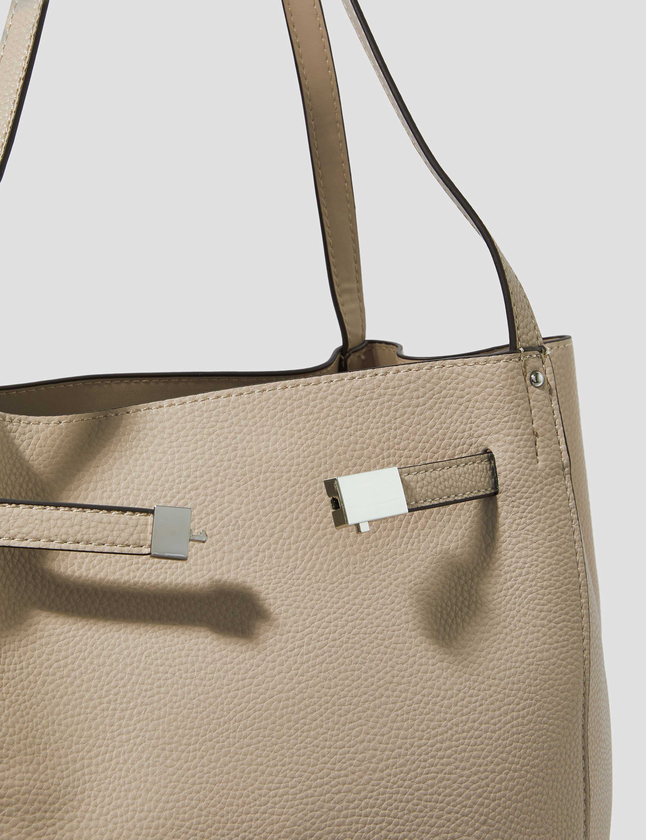 Faux Leather Tote Bag 4 of 4
