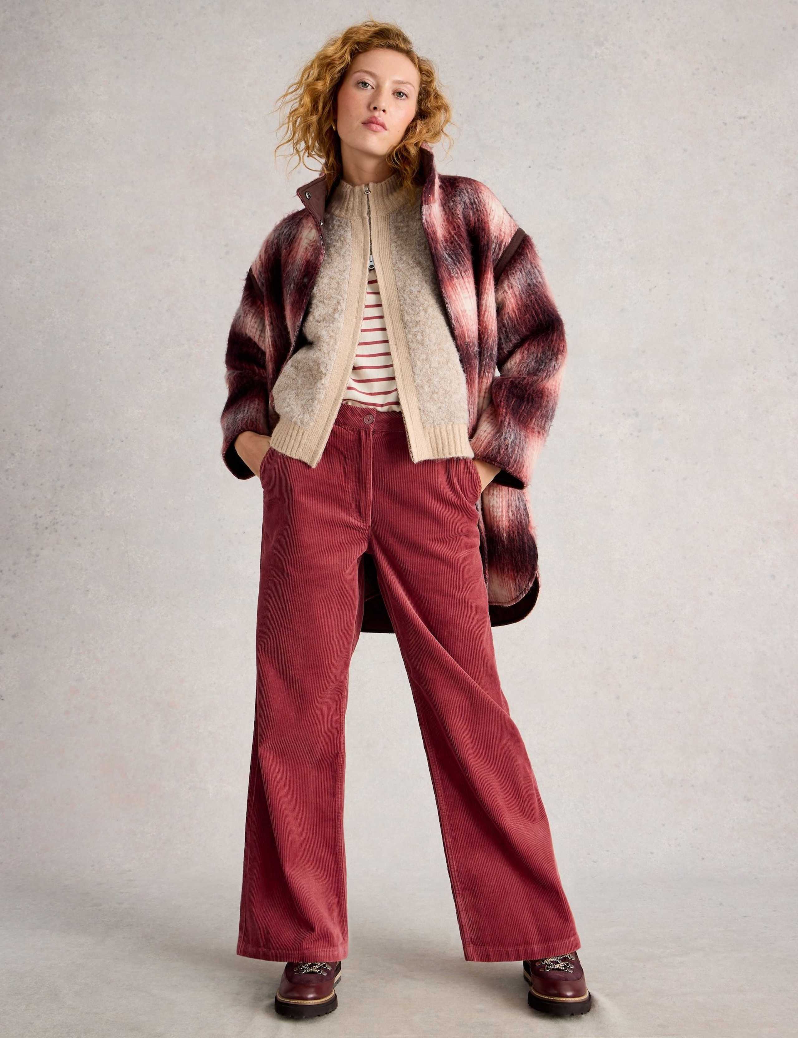 Cord Wide Leg Trousers 1 of 6