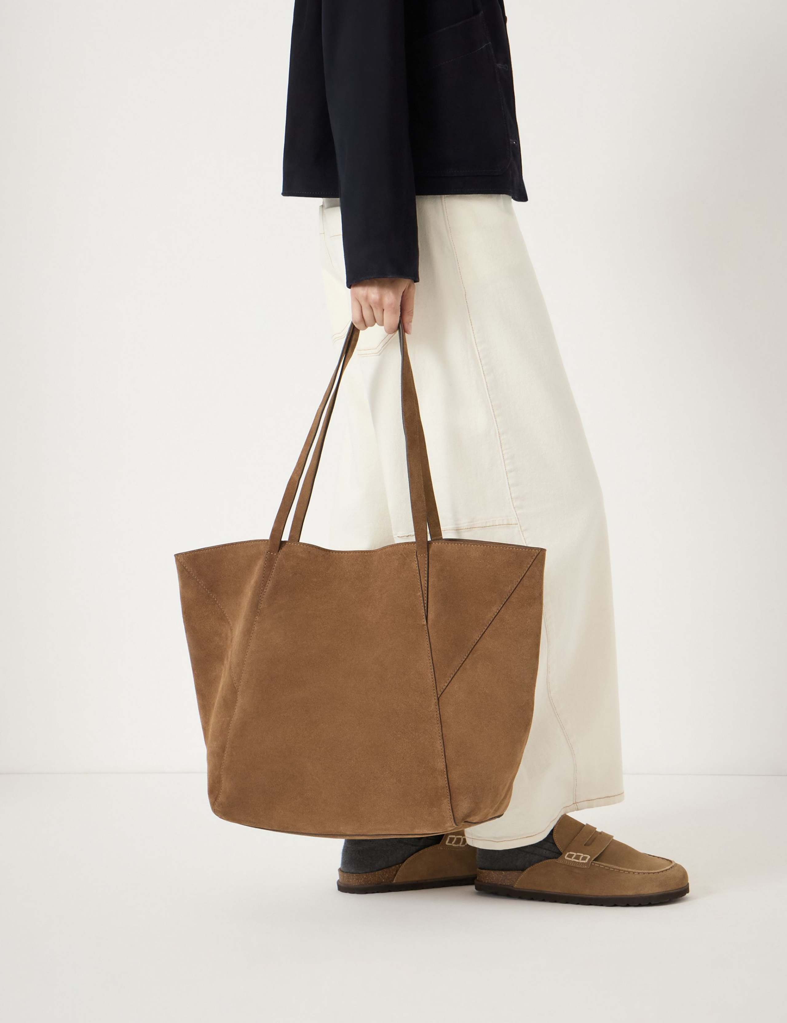 Suede Tote Bag 4 of 8