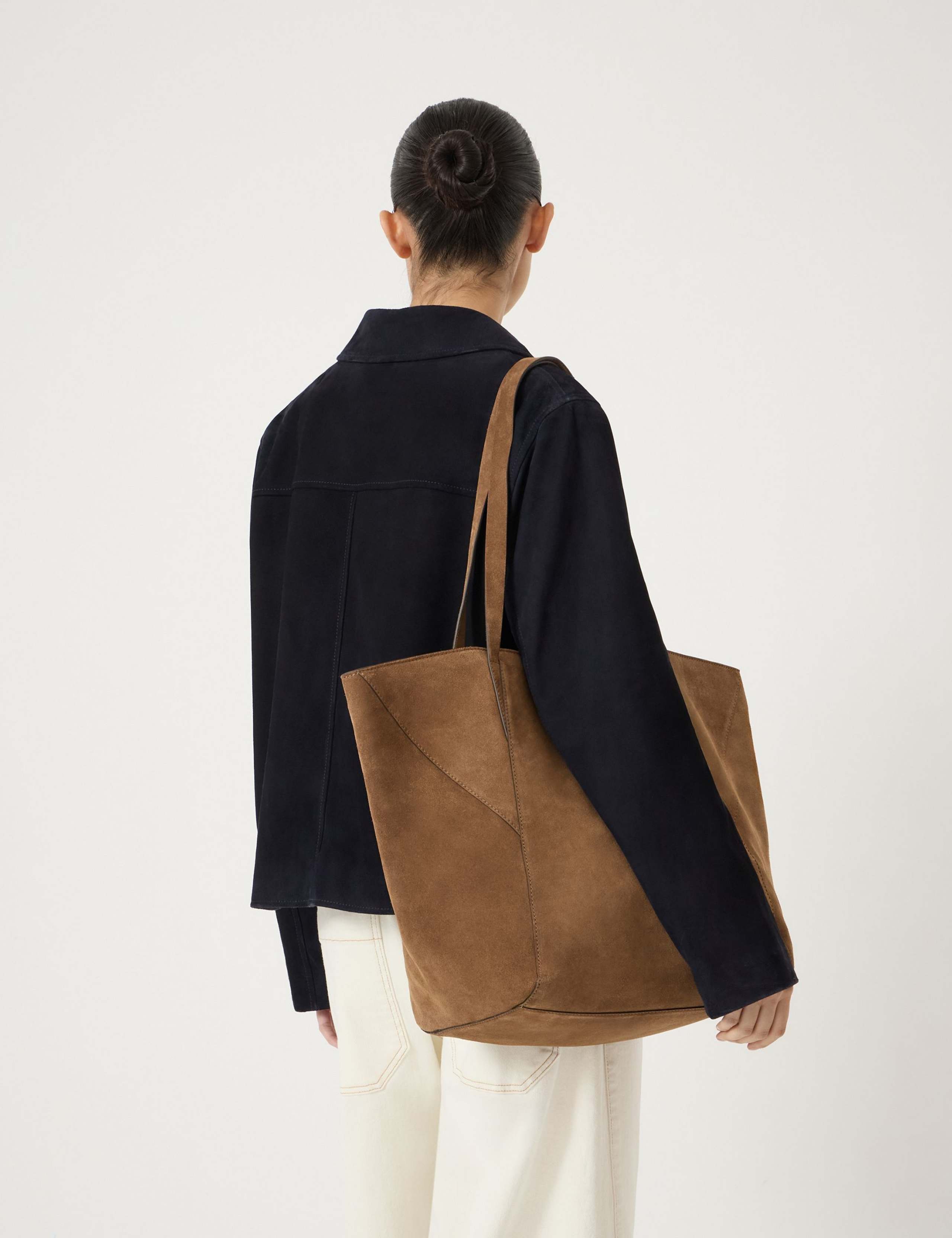 Suede Tote Bag 5 of 8