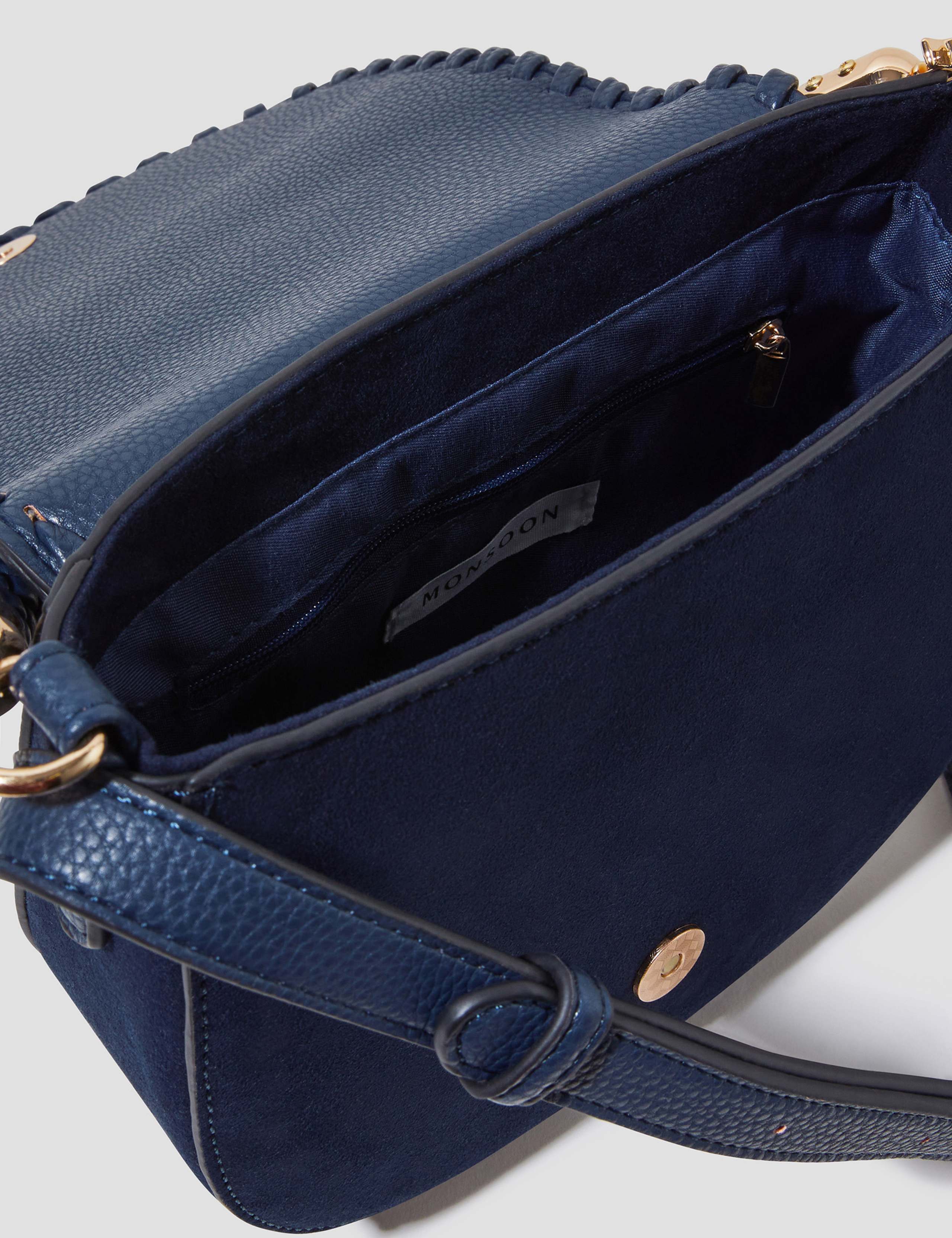 Faux Leather Cross Body Bag 5 of 5